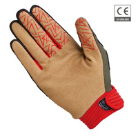 Held Tactura Gloves Military Green-Red - 7