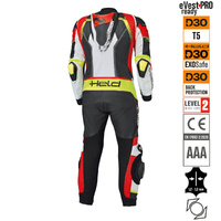 Held Brands Hatch 1-piece Race Spec Suit Black-White-Red - 25