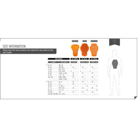 Held D3O Viper Air Back Protector Orange - Medium