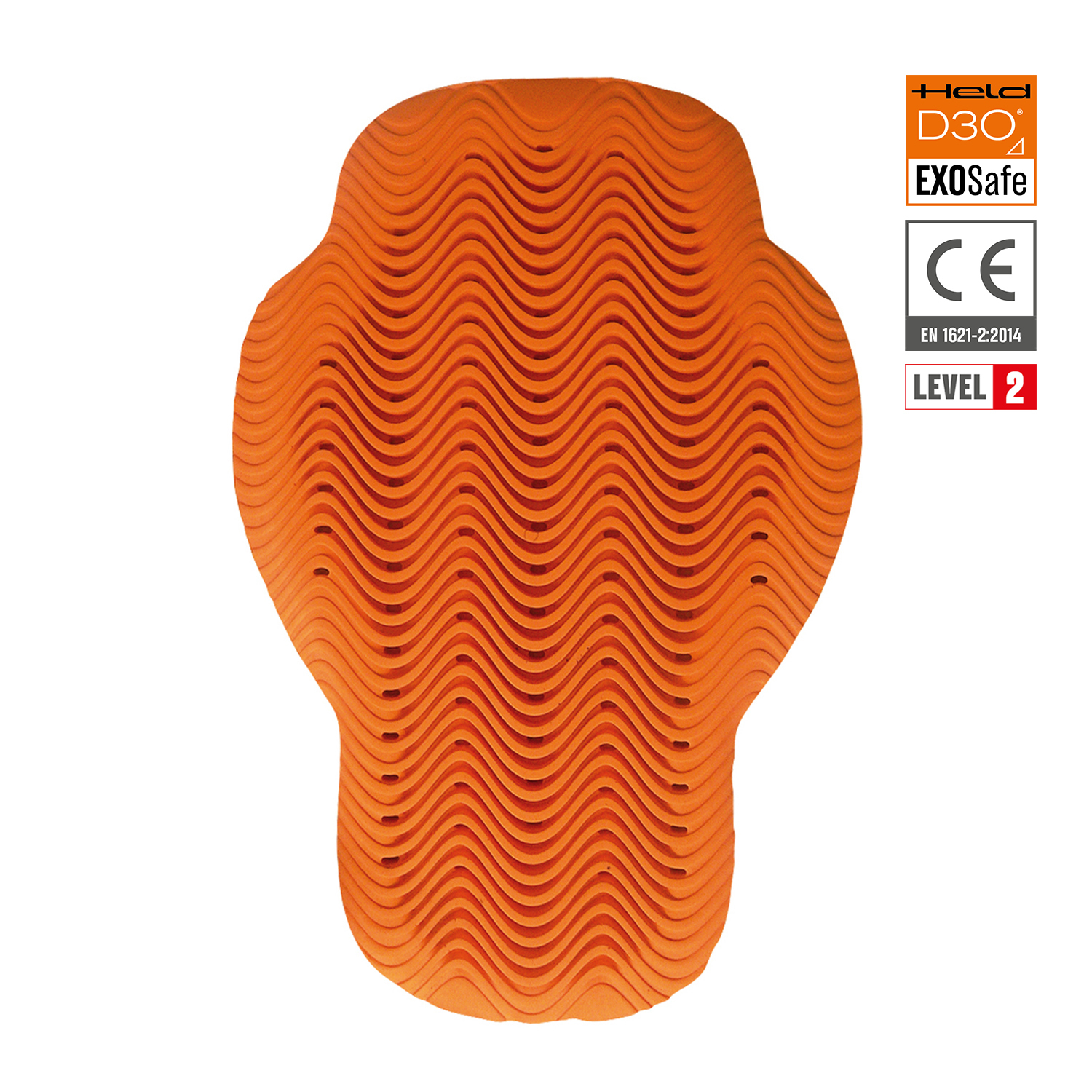 Held D3O Viper 2 Back Protector Orange - Small