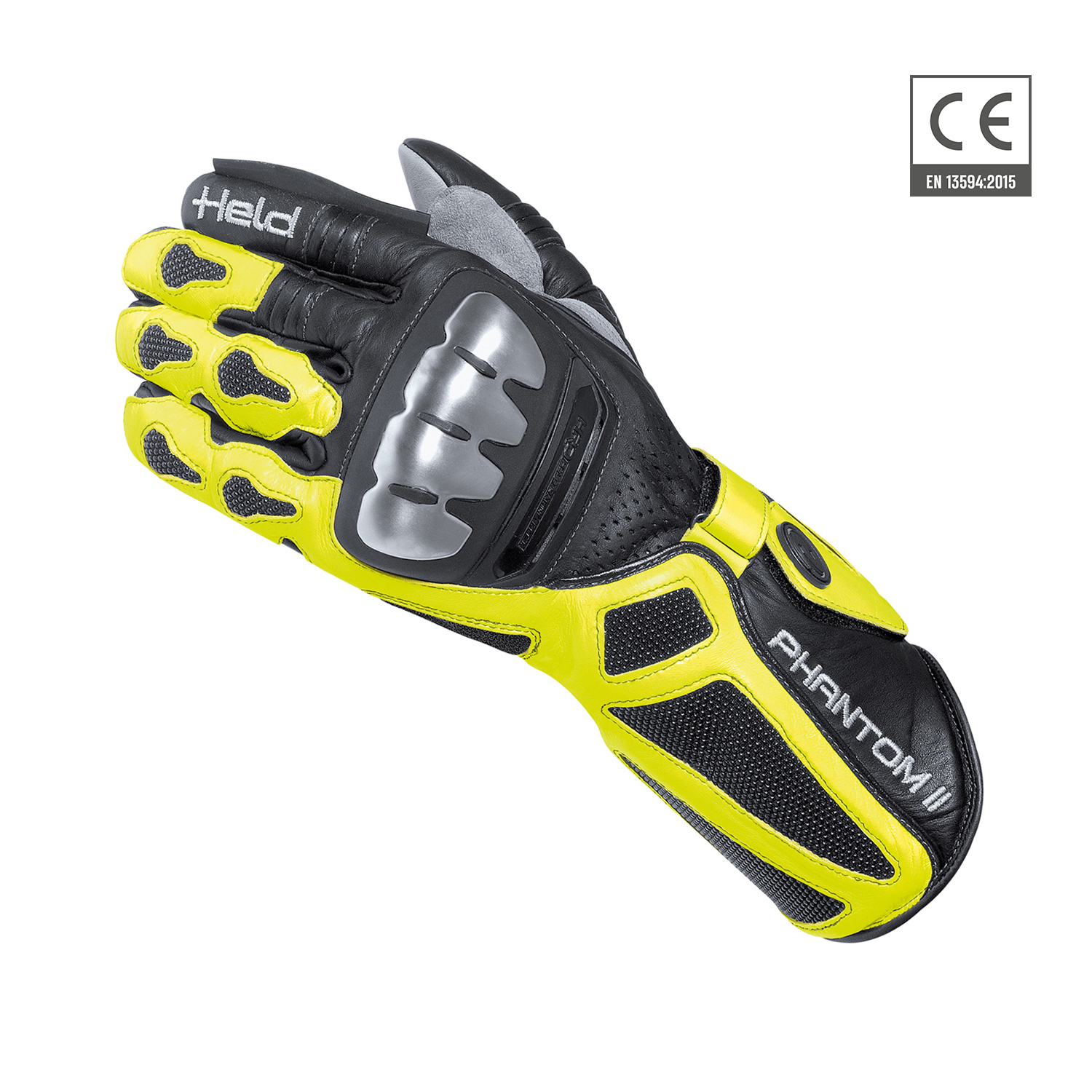 Held Phantom II Gloves Black-Fluorescent - 7