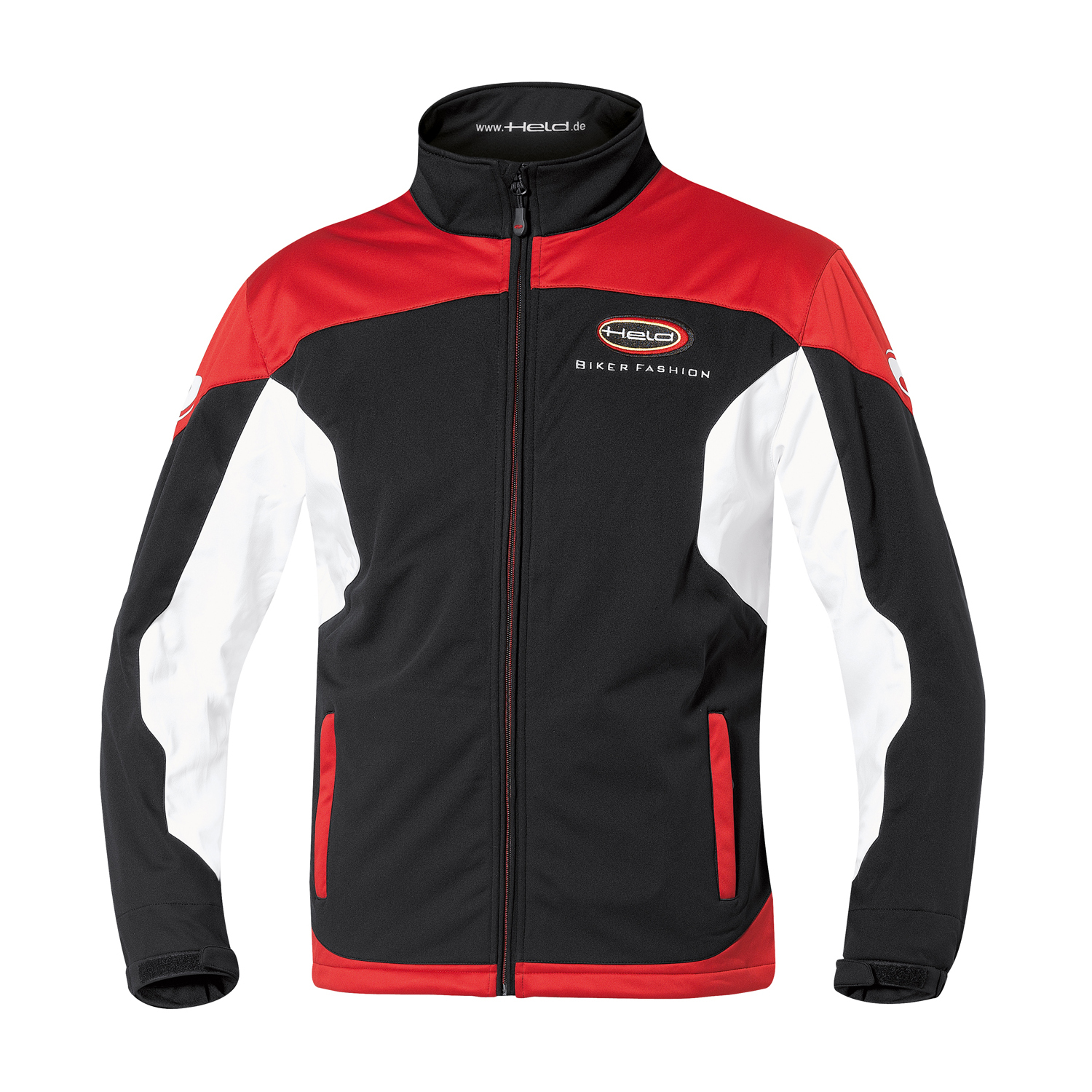 Held Team Softshell Jacket Black-Red - Large