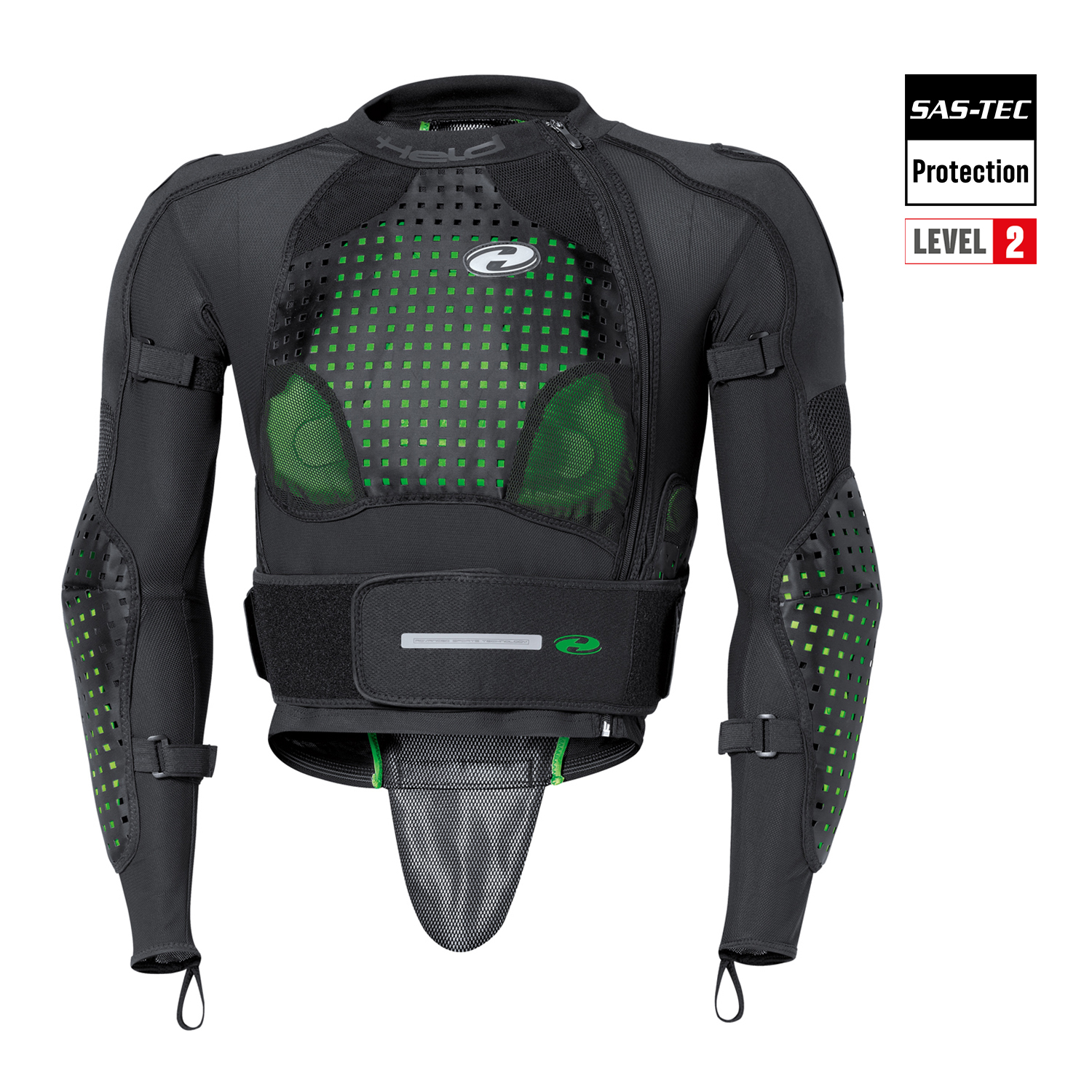 Held Kendo SAS-TEC Body Armour Black-Green - XL