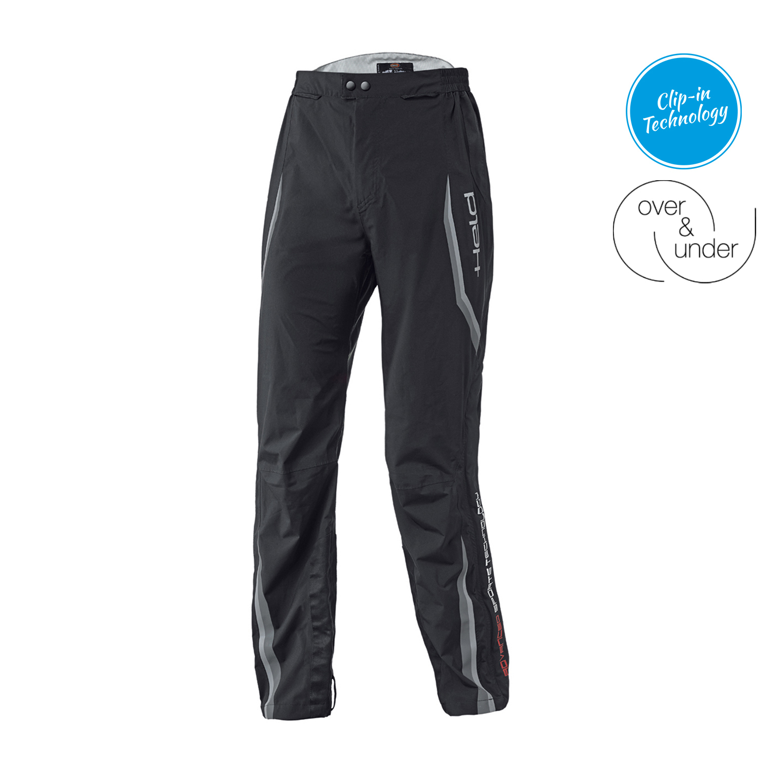Held Rainblock Base Pants Black-White - 2XL
