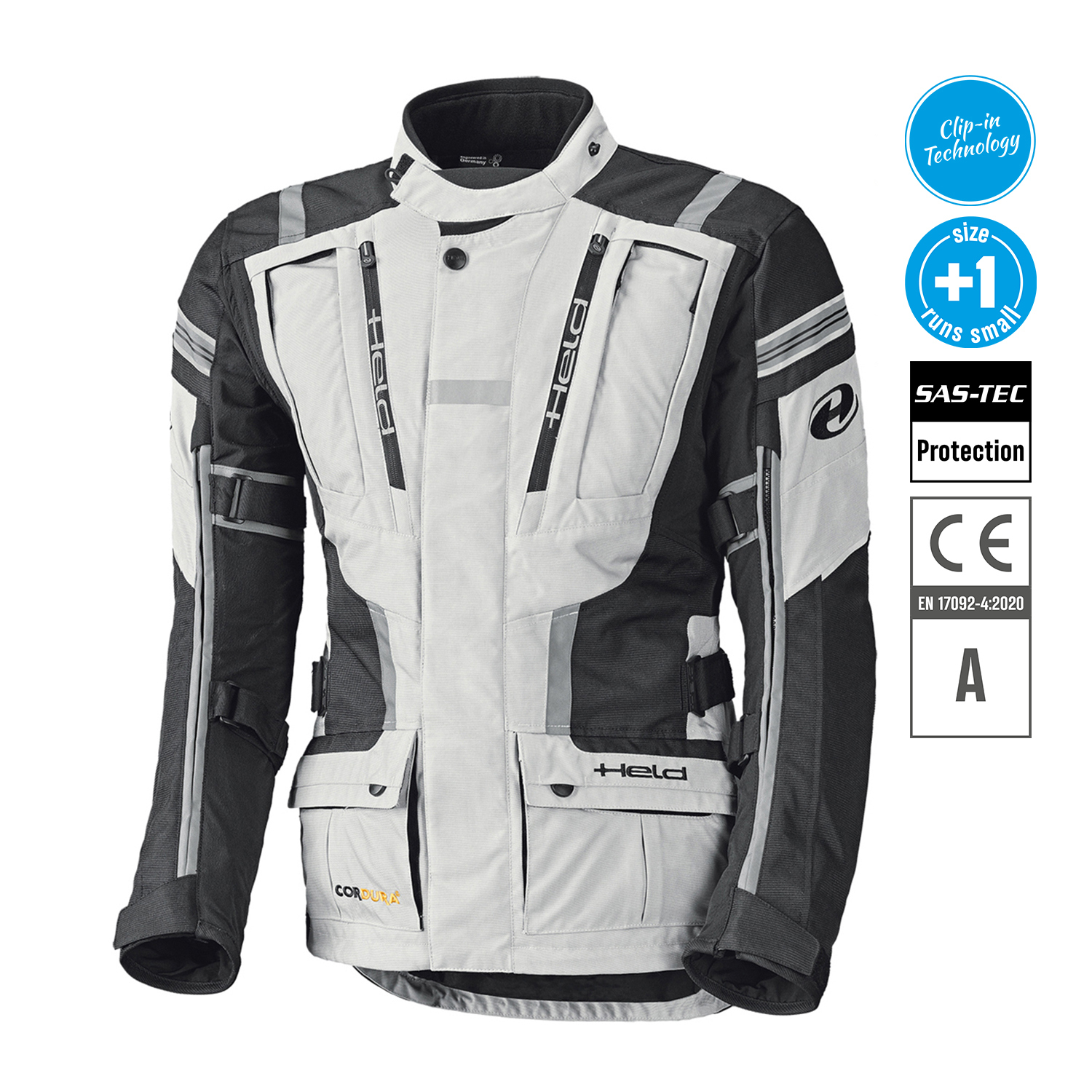 Held Hakuna II Jacket Grey-Black - Small