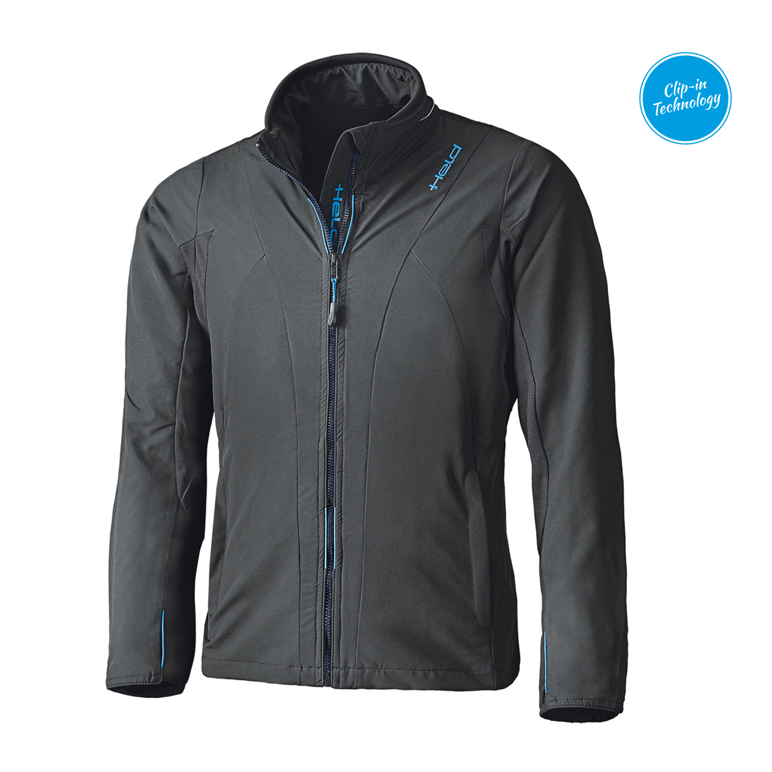 Held Clip-in Windblocker Top Jacket Black - 2XL