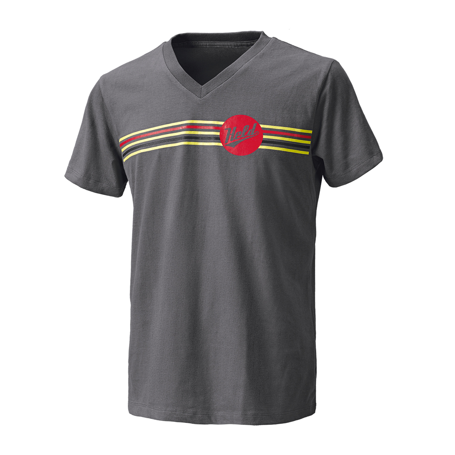 Held T-Shirt Be Heroic Grey-Red - XXL