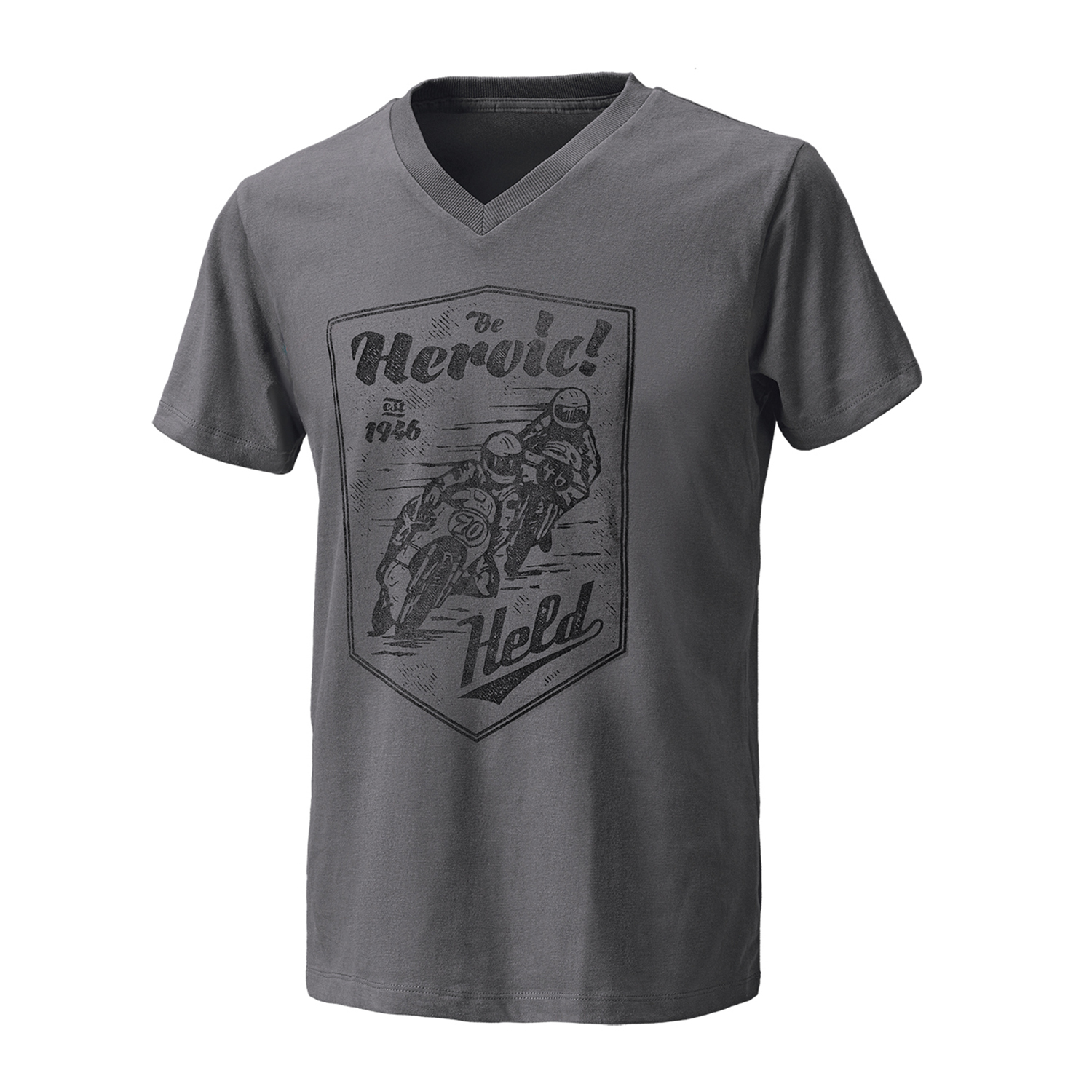 Held T-Shirt Be Heroic Grey - XXL