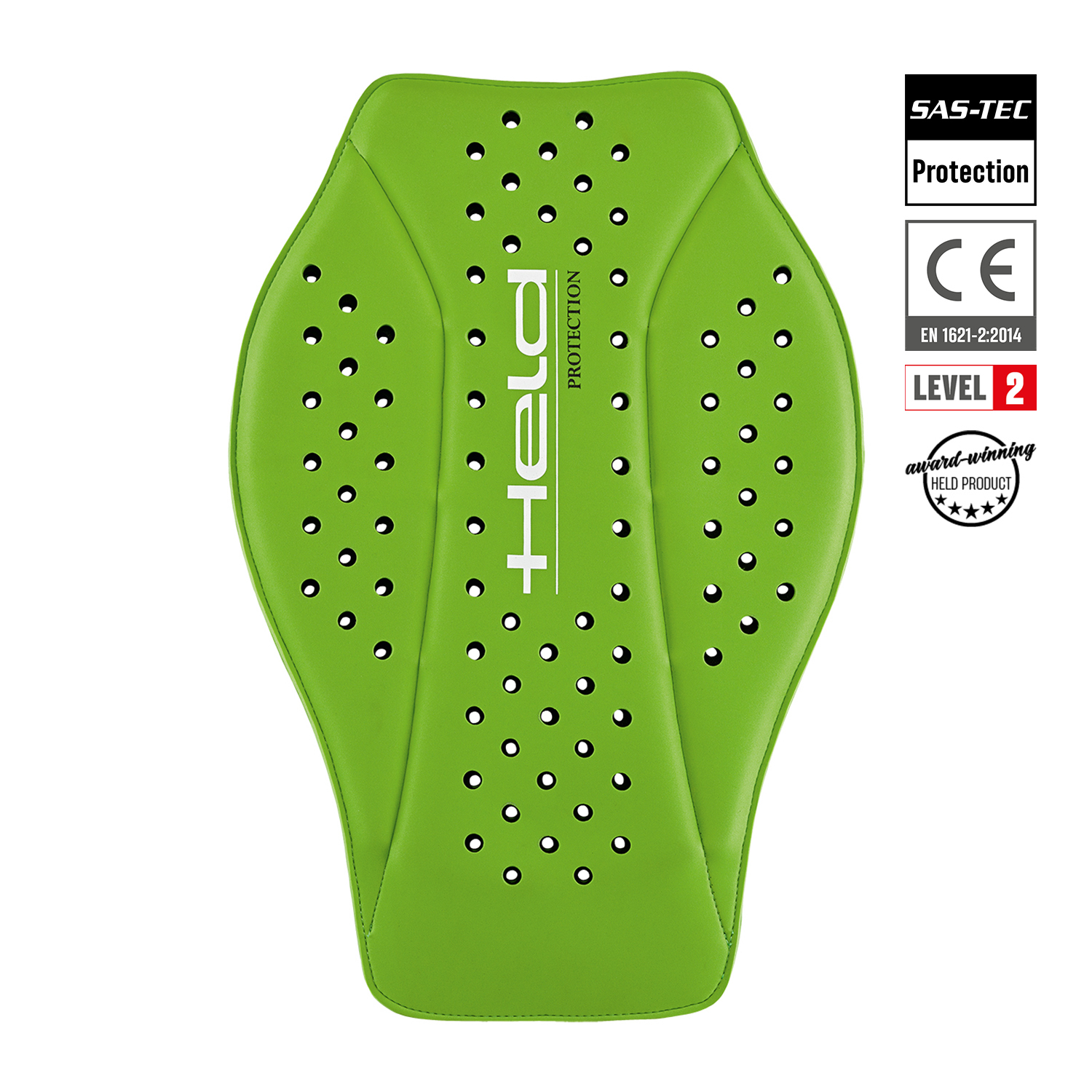 Held SAS-TEC Back Protector Green 9884 - Medium
