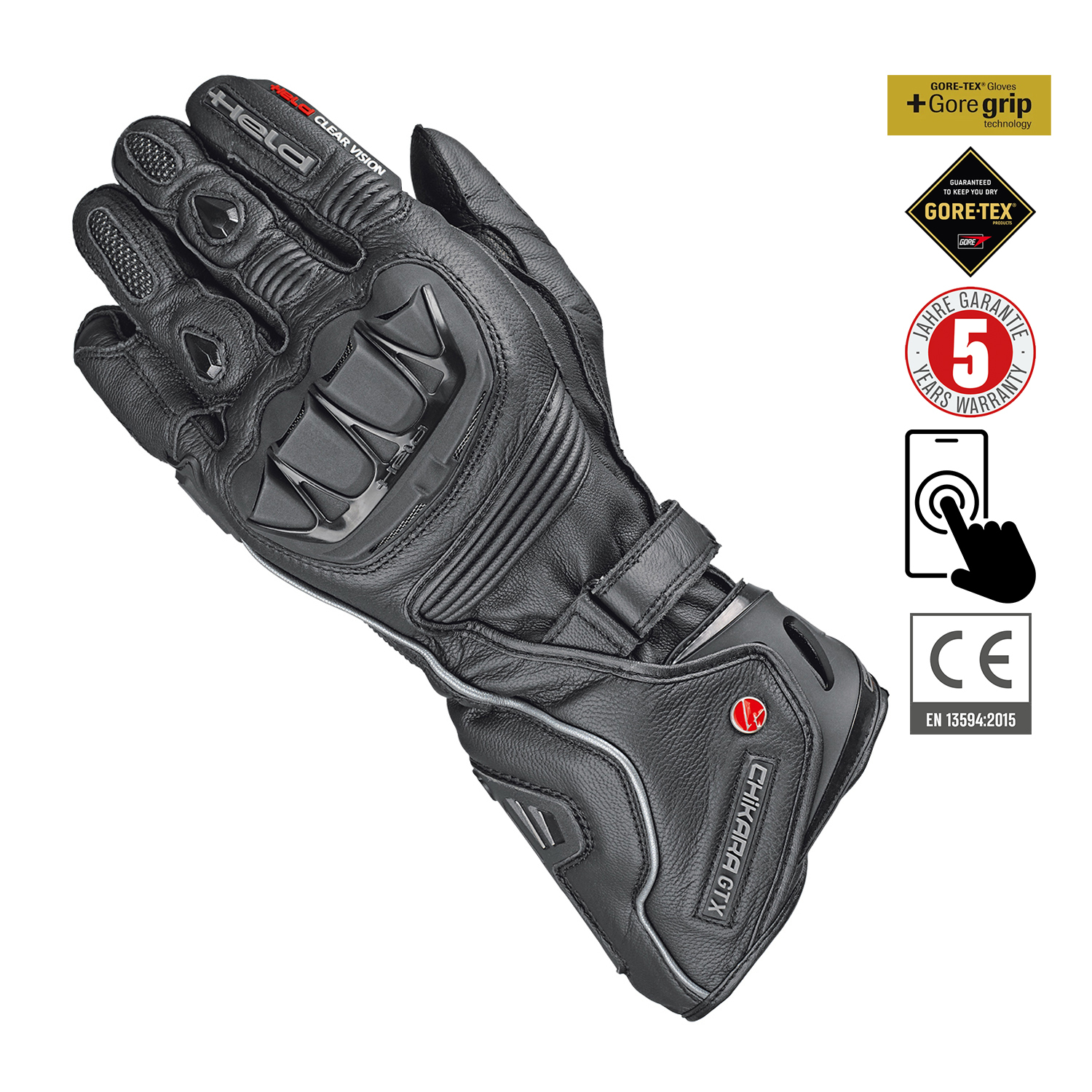 Held Chikara GTX Gloves Black - 9