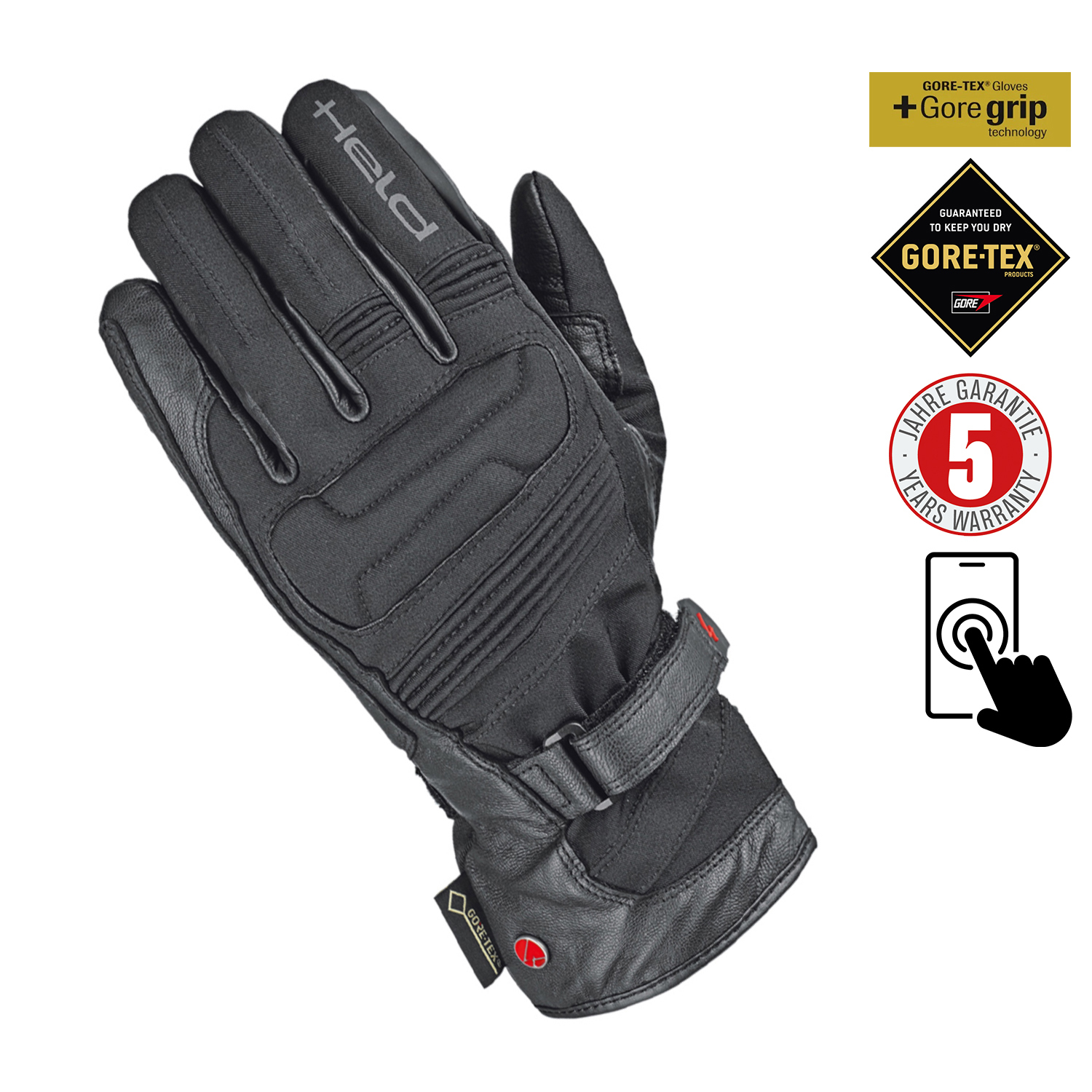 Held Satu II Gloves Womens Black - D-7