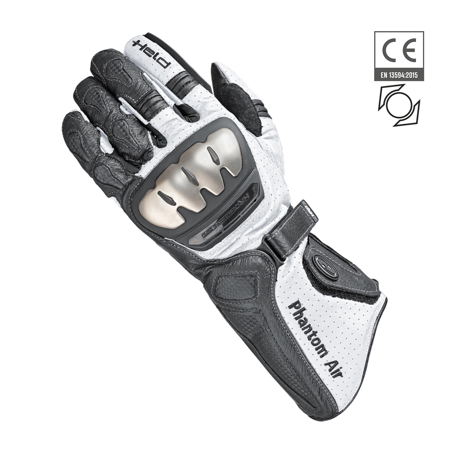 Held Phantom Air Gloves Black-White - K-8