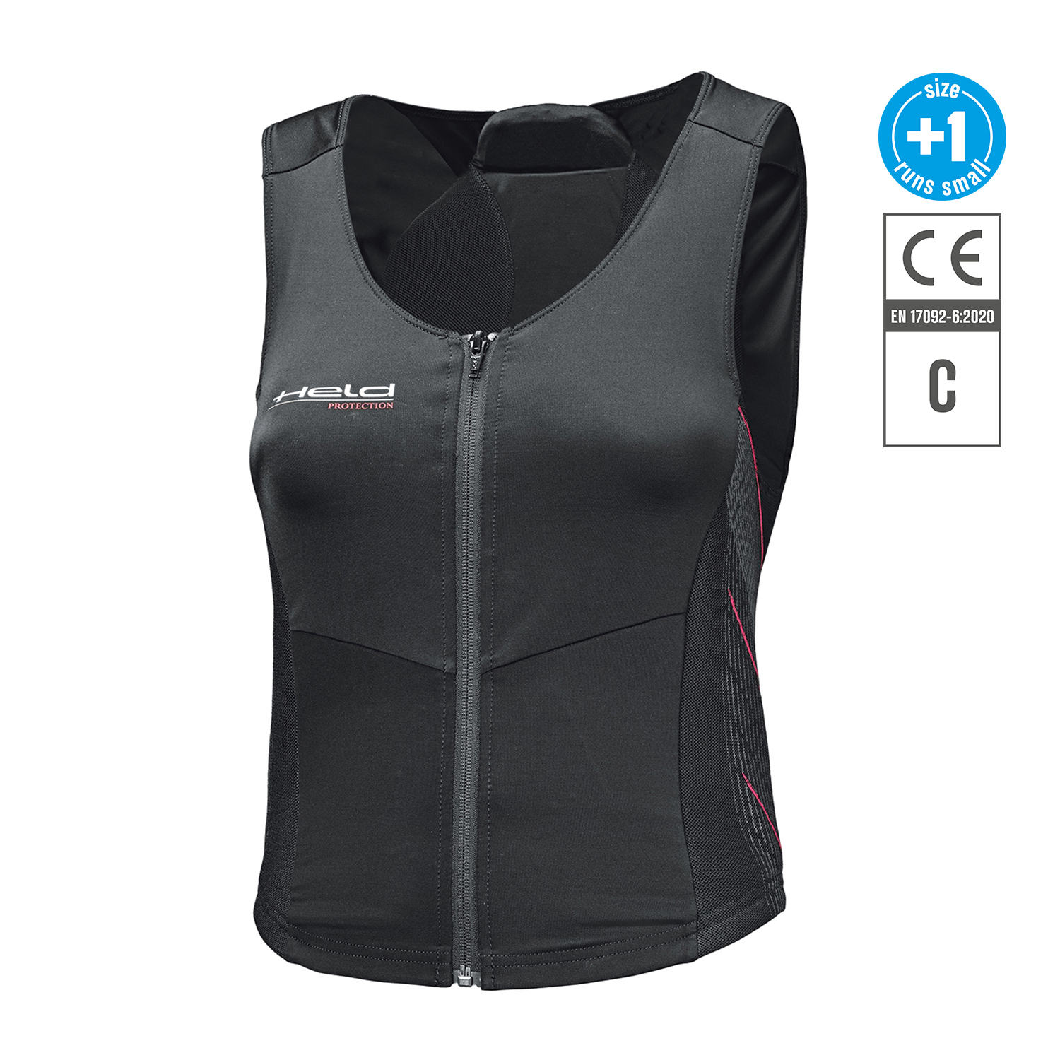 Held Nagato Vest Womens Black-Pink - D-Large