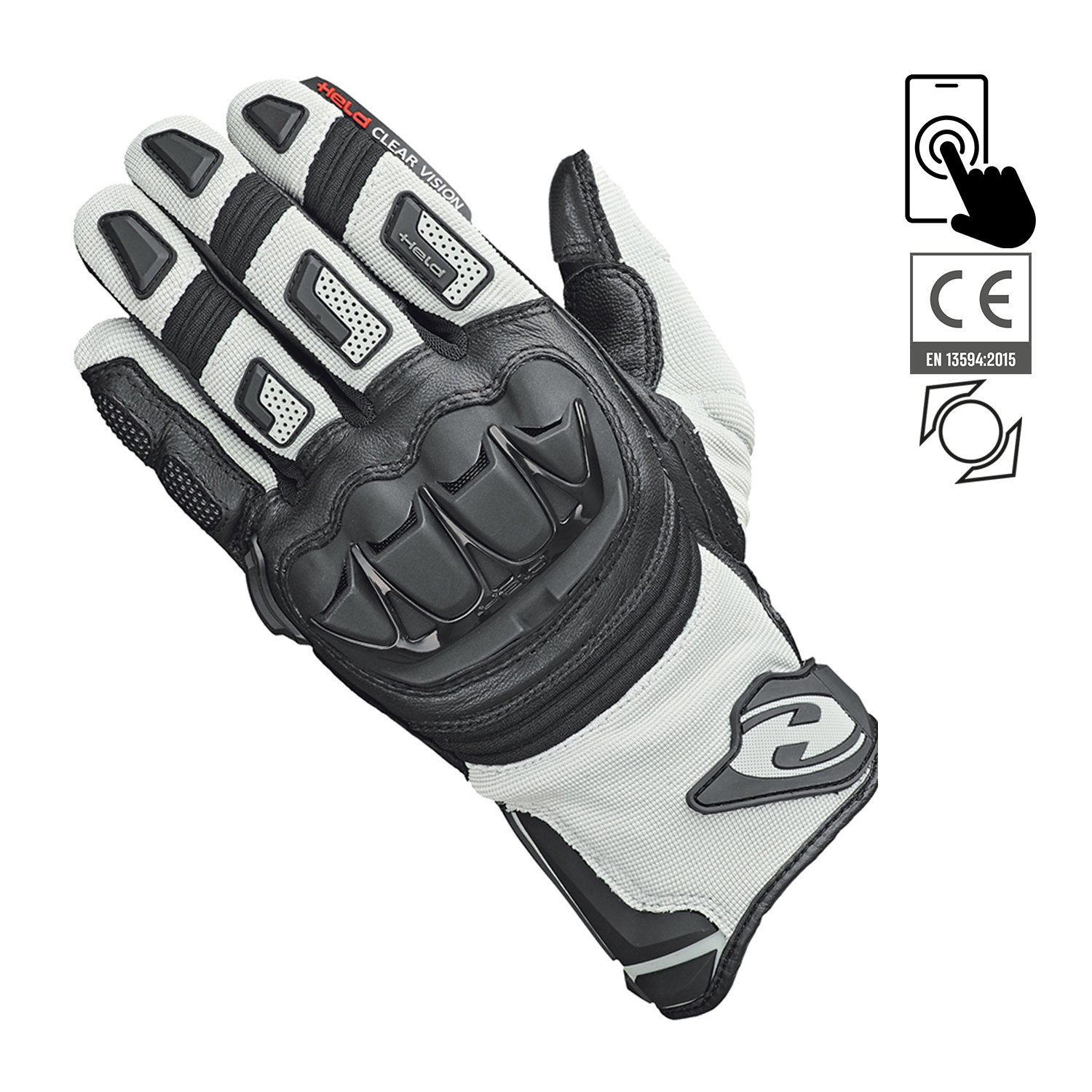 Held Sambia Pro Summer Gloves Grey-Black - K-8