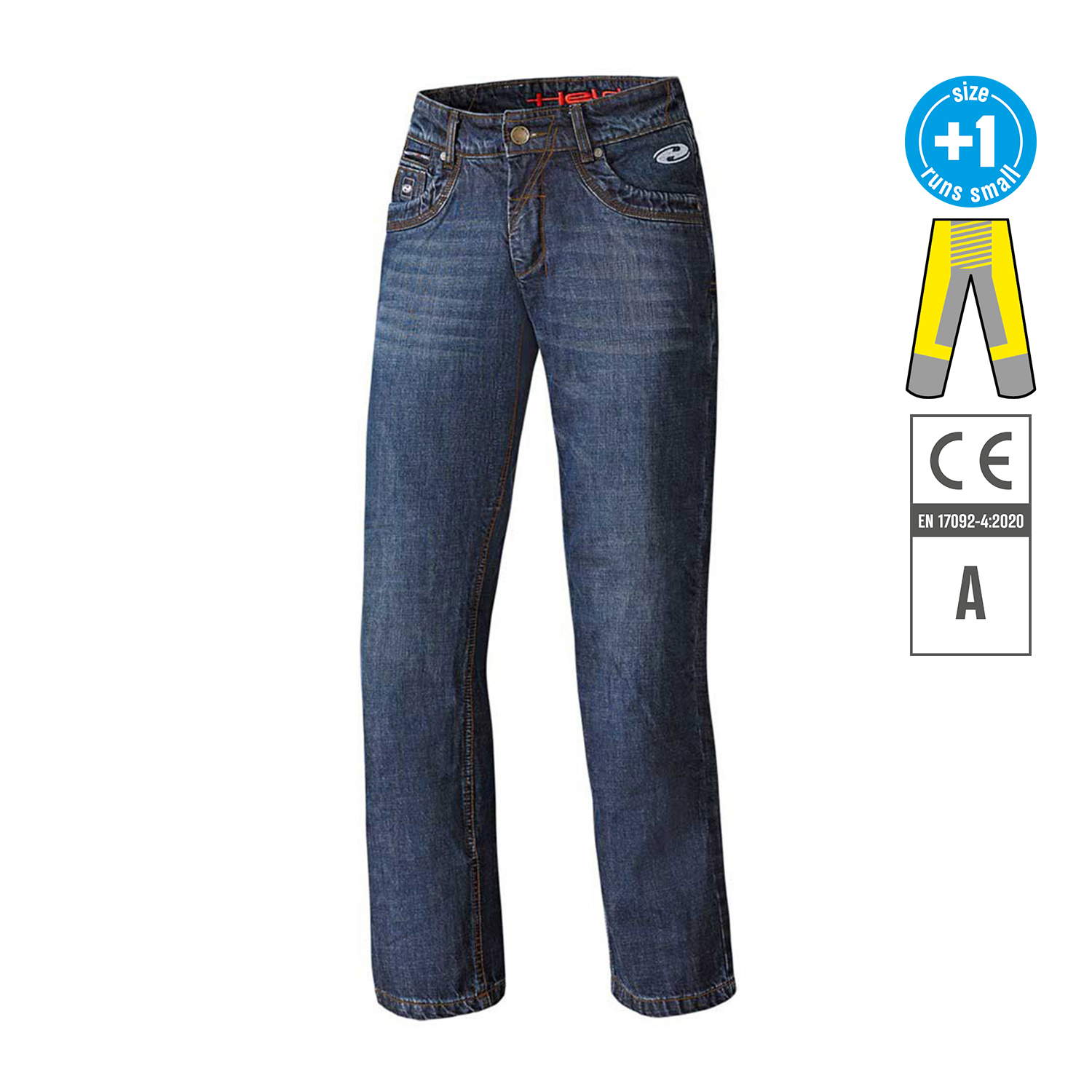 Held Crane Stretch Pants Denim Blue - 36