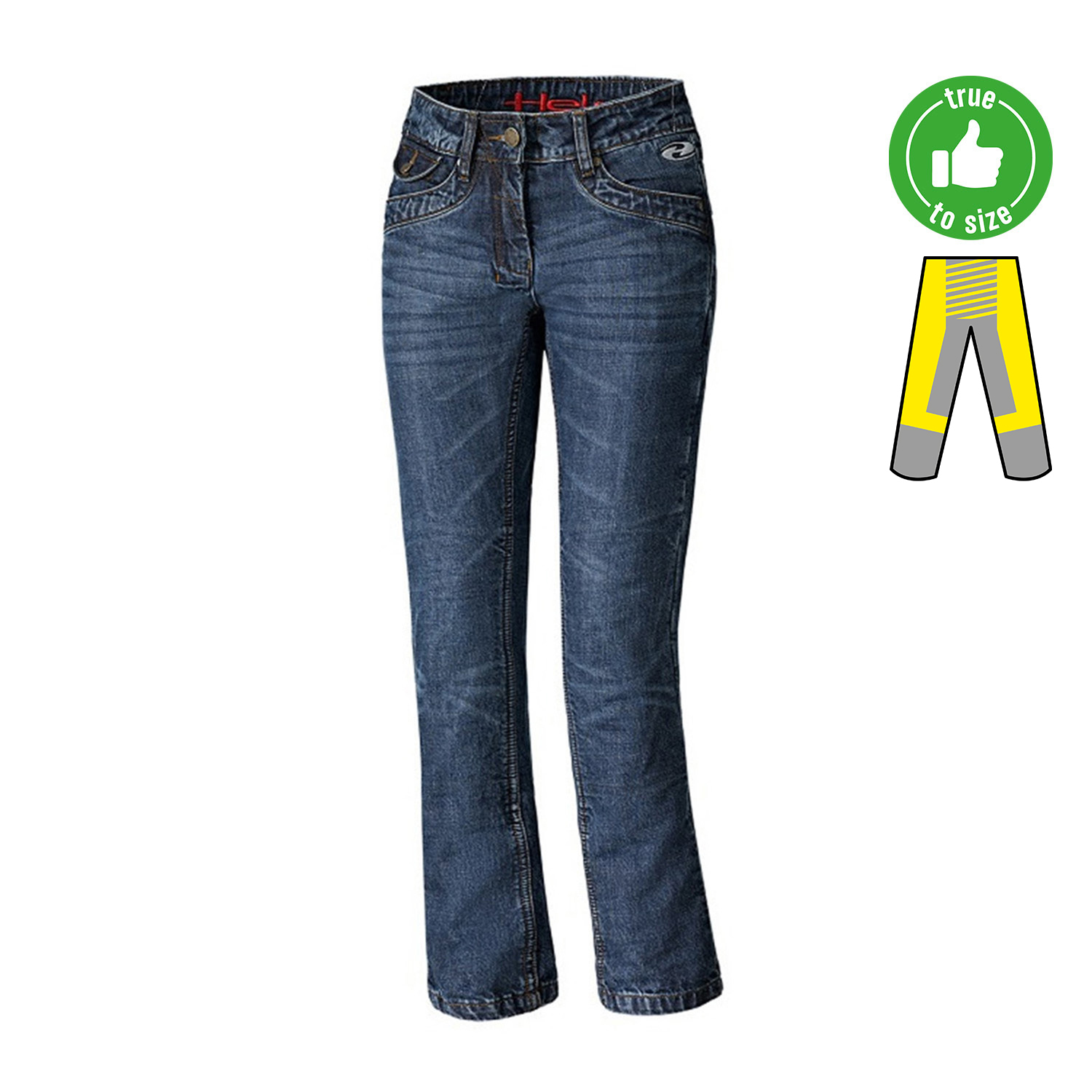 Held Crane Stretch Ladies Pants Denim Blue - D-29