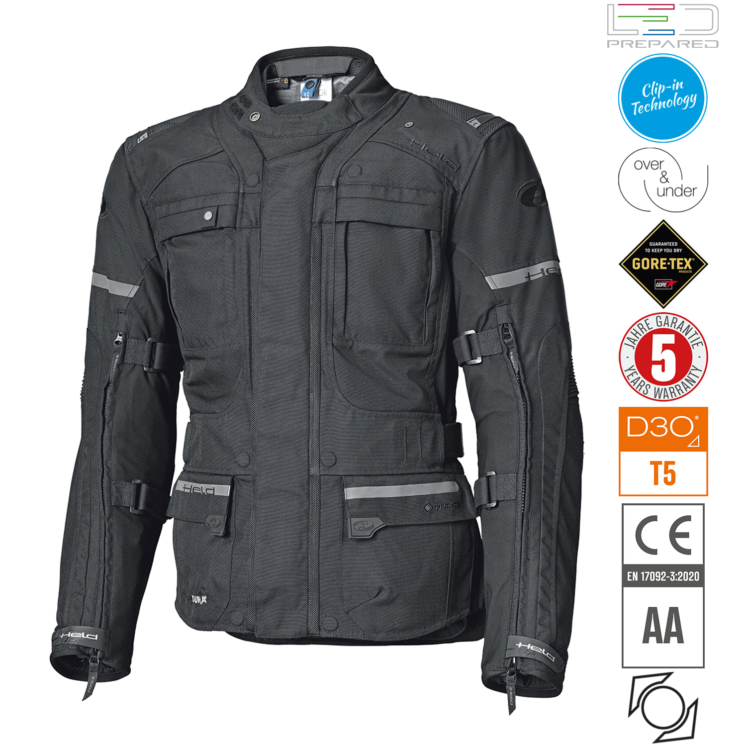 Held Carese Evo Jacket Black - 3XL