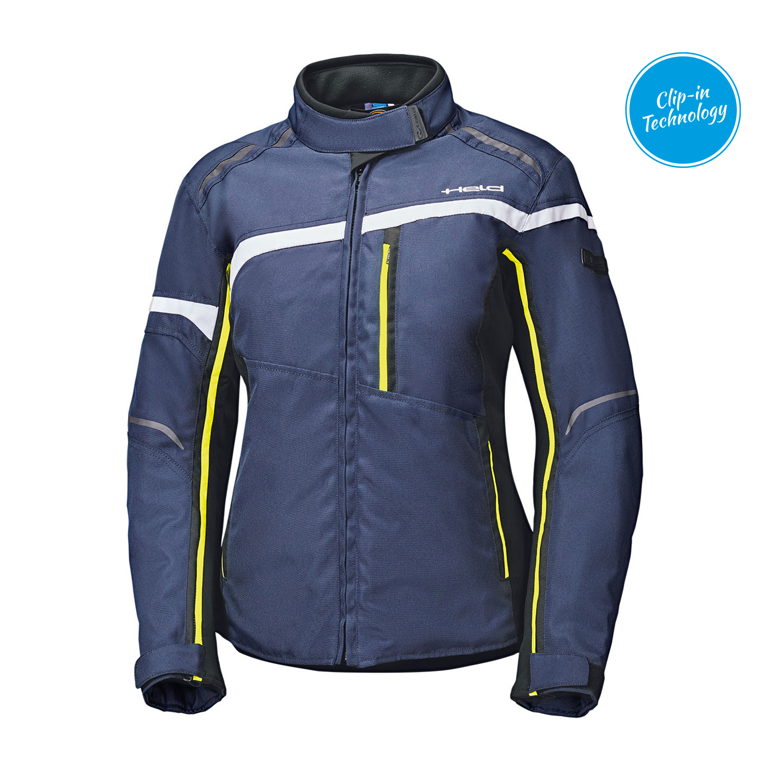 Held Silara Womens Jacket Blue-Yellow - D-2XL