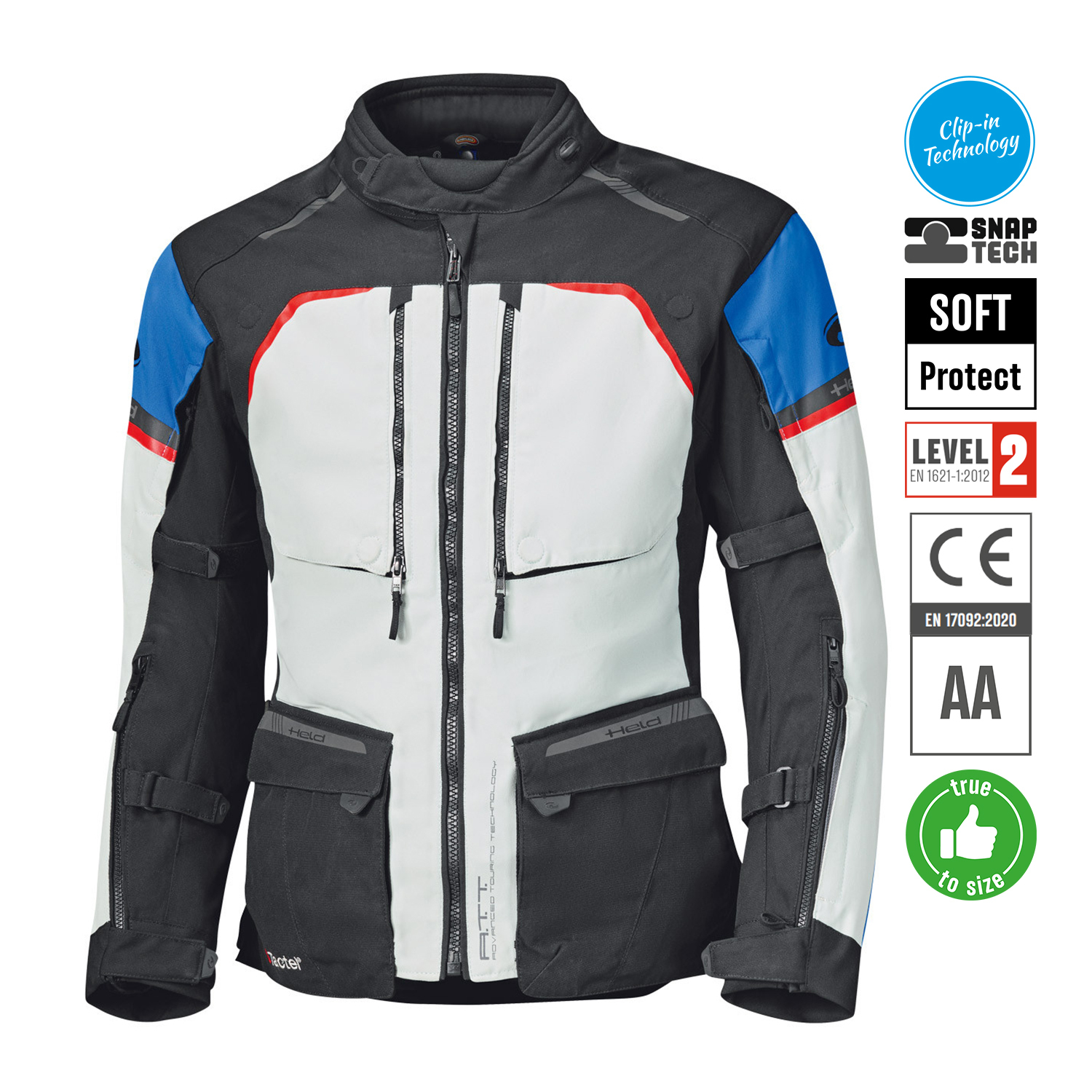 Held Tridale Jacket Grey-Blue - 3XL