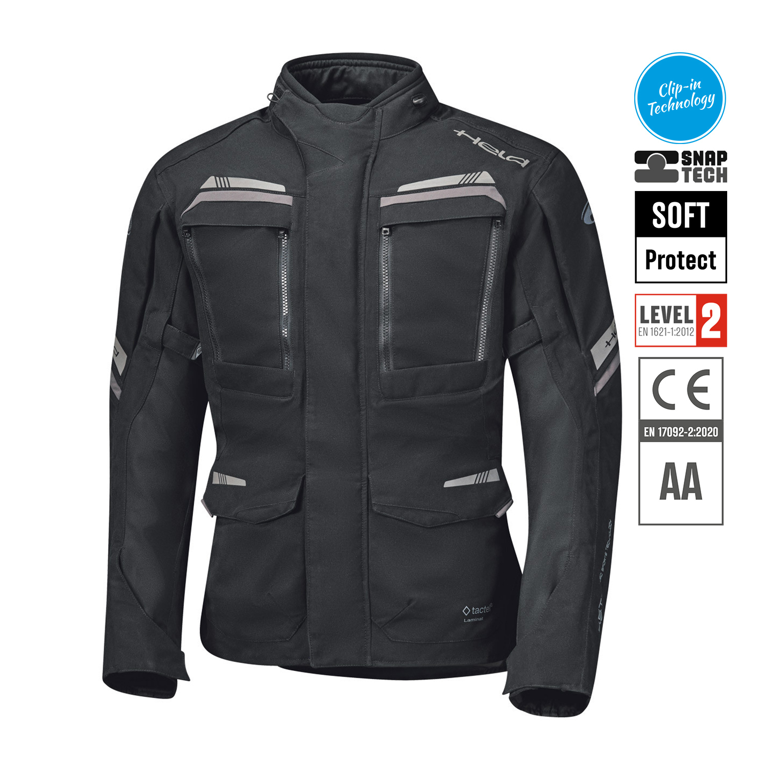 Held Lonborg Jacket Black - 5XL