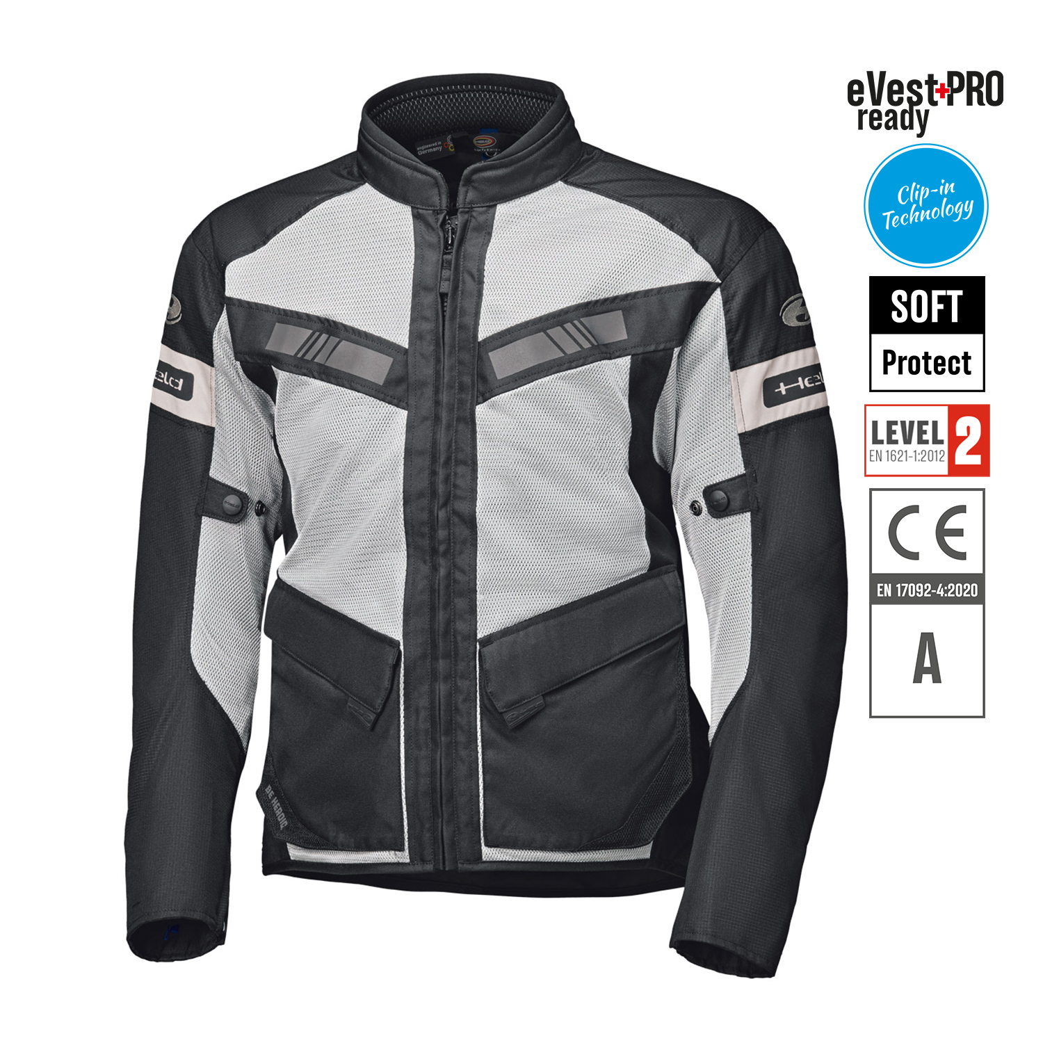 Held Tropic XT Jacket Grey-Black - Small
