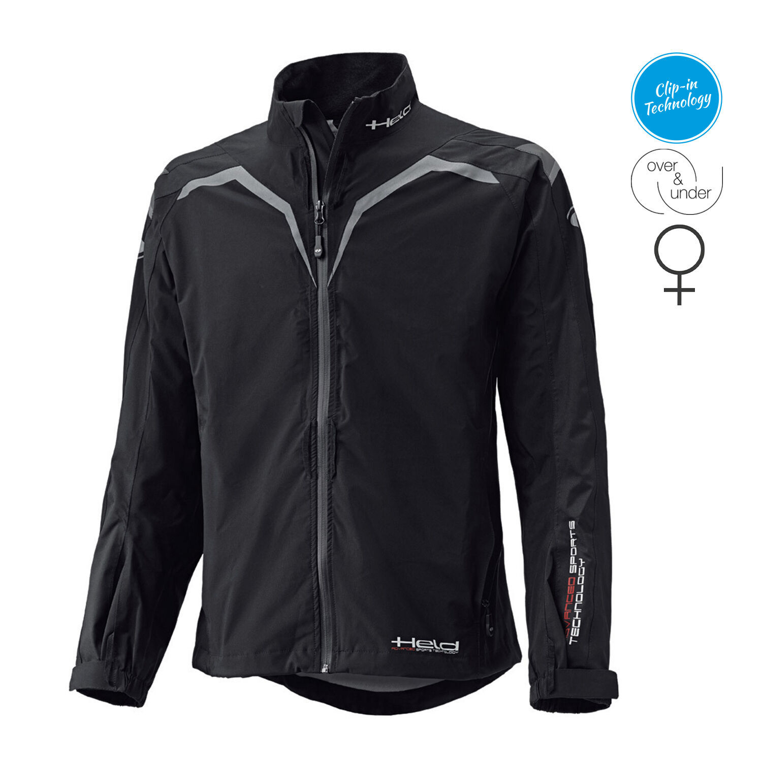 Held Rainblock 2 Womens Jacket Black-White - D-2XL