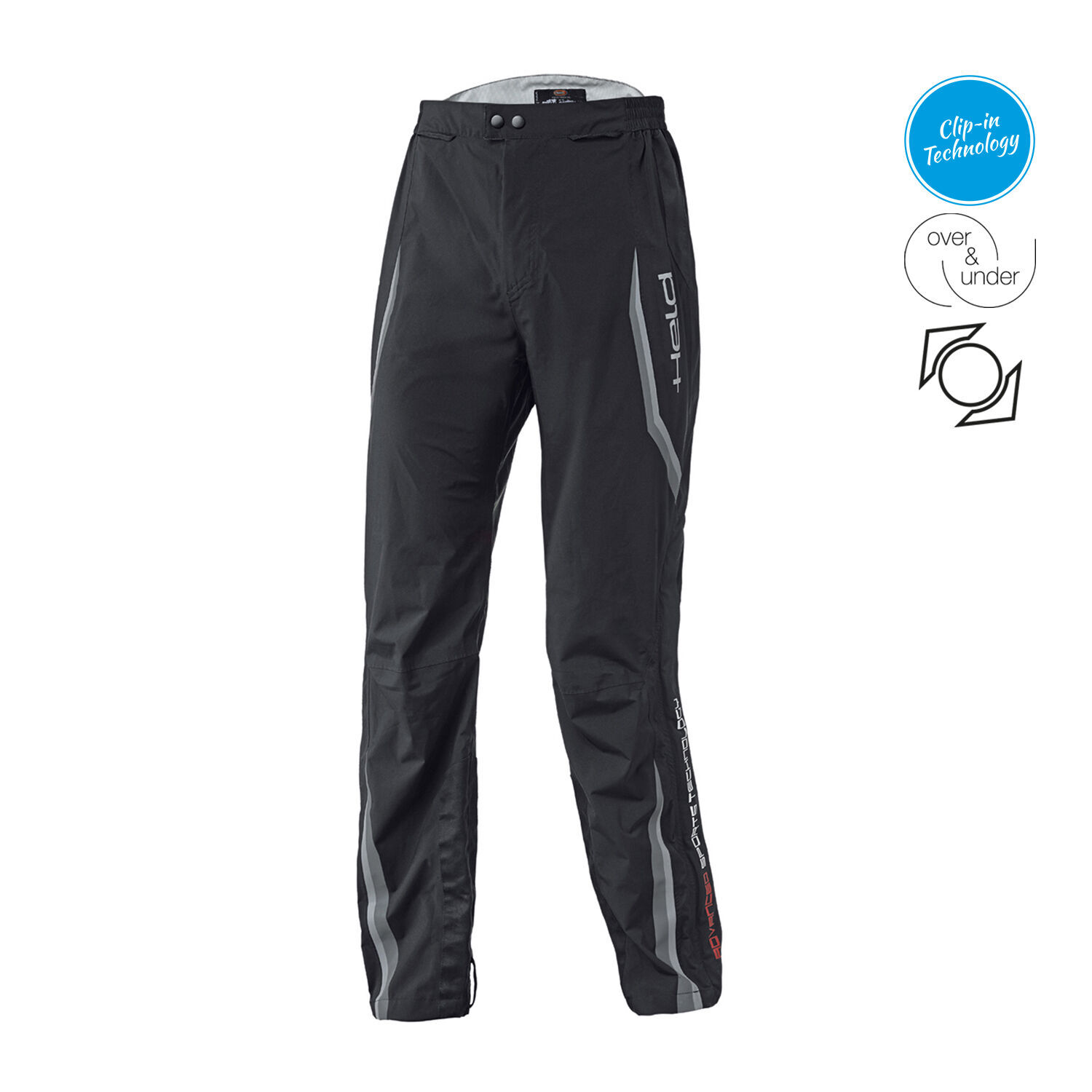 Held Rainblock 2 Pants Black-White - Large