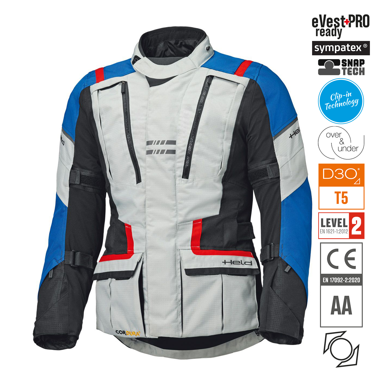 Held Hakuna Matata 3 Jacket Grey-Blue - XL