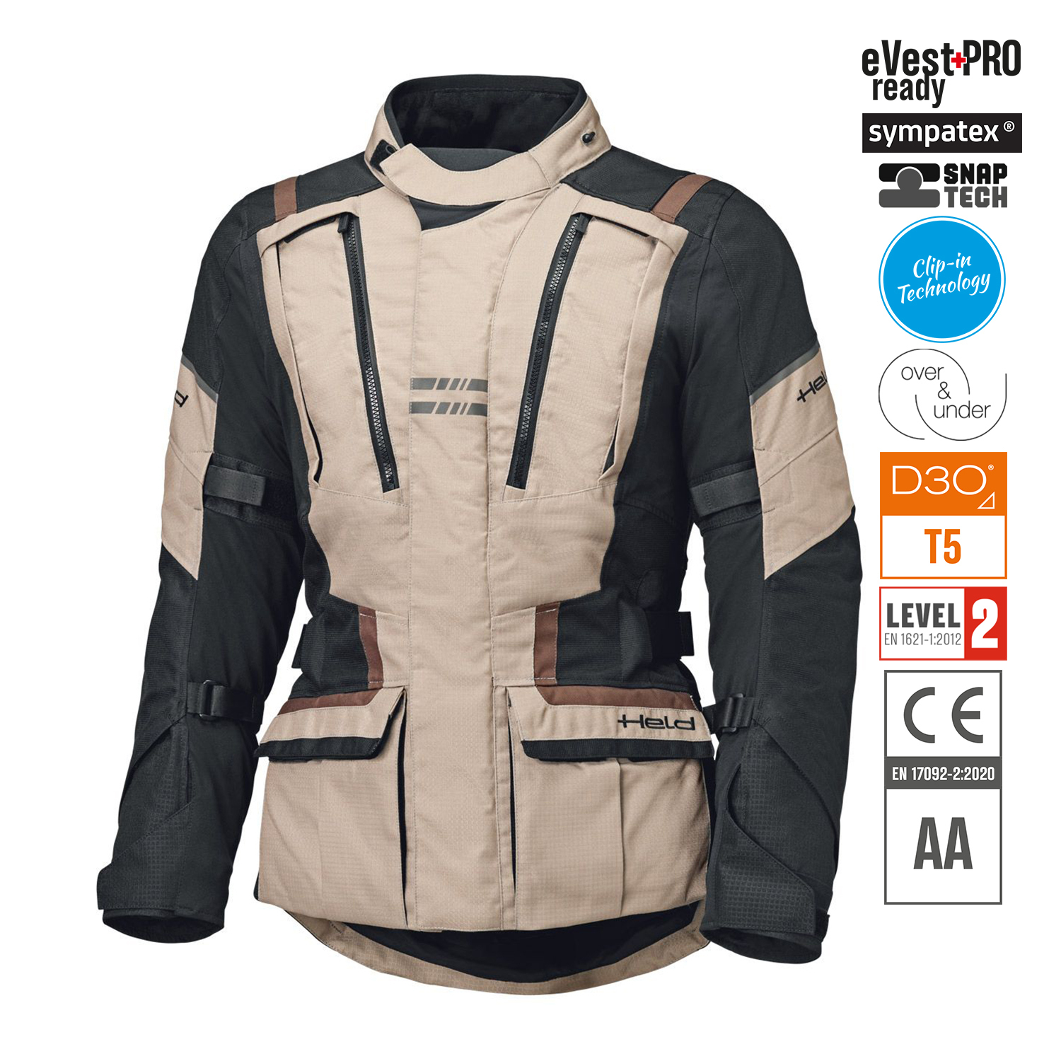 Held Hakuna Matata 3 Jacket Sand-Brown - Large