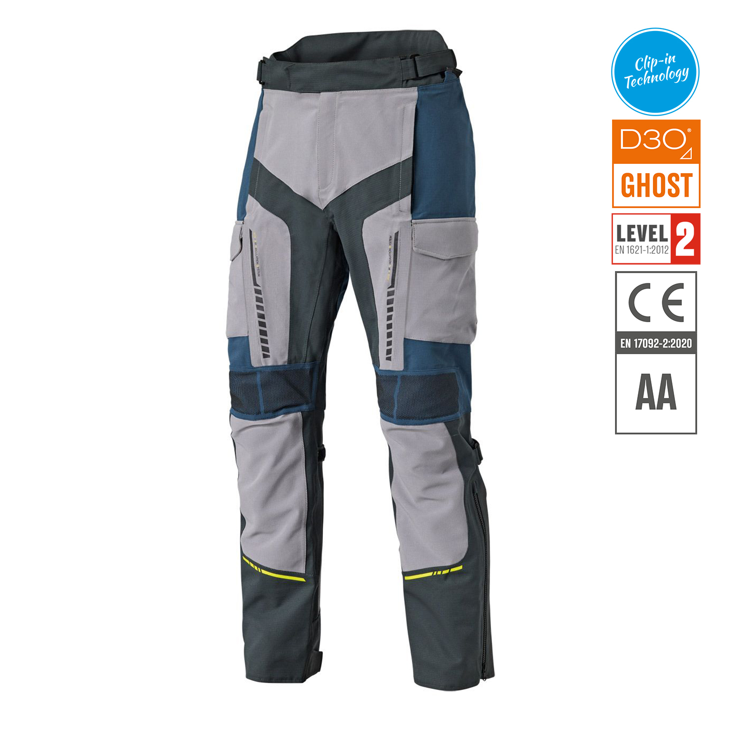 Held Tamarack Pants Anthracite-Grey-Blue - XXL
