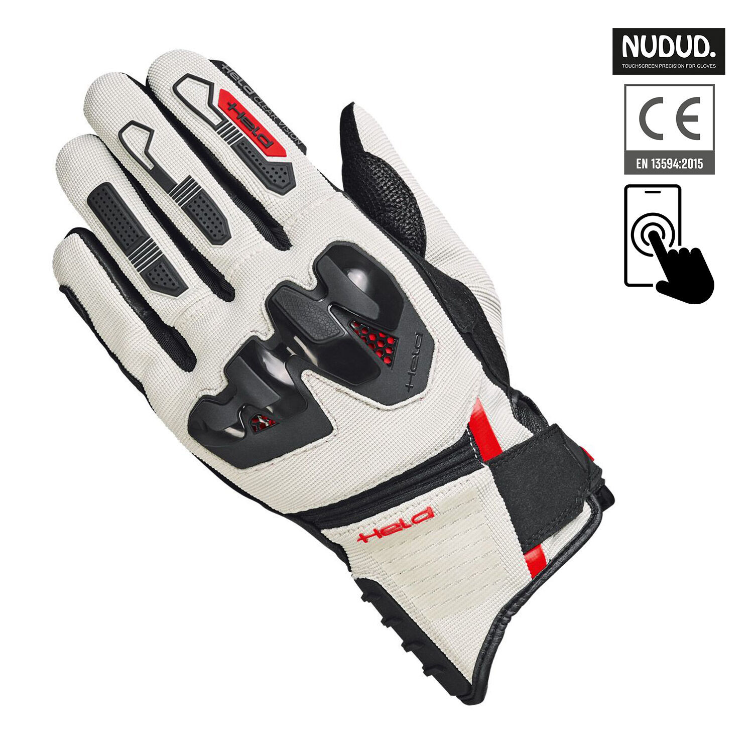 Held Sambia 2 Gloves Black-Grey-Red - 8