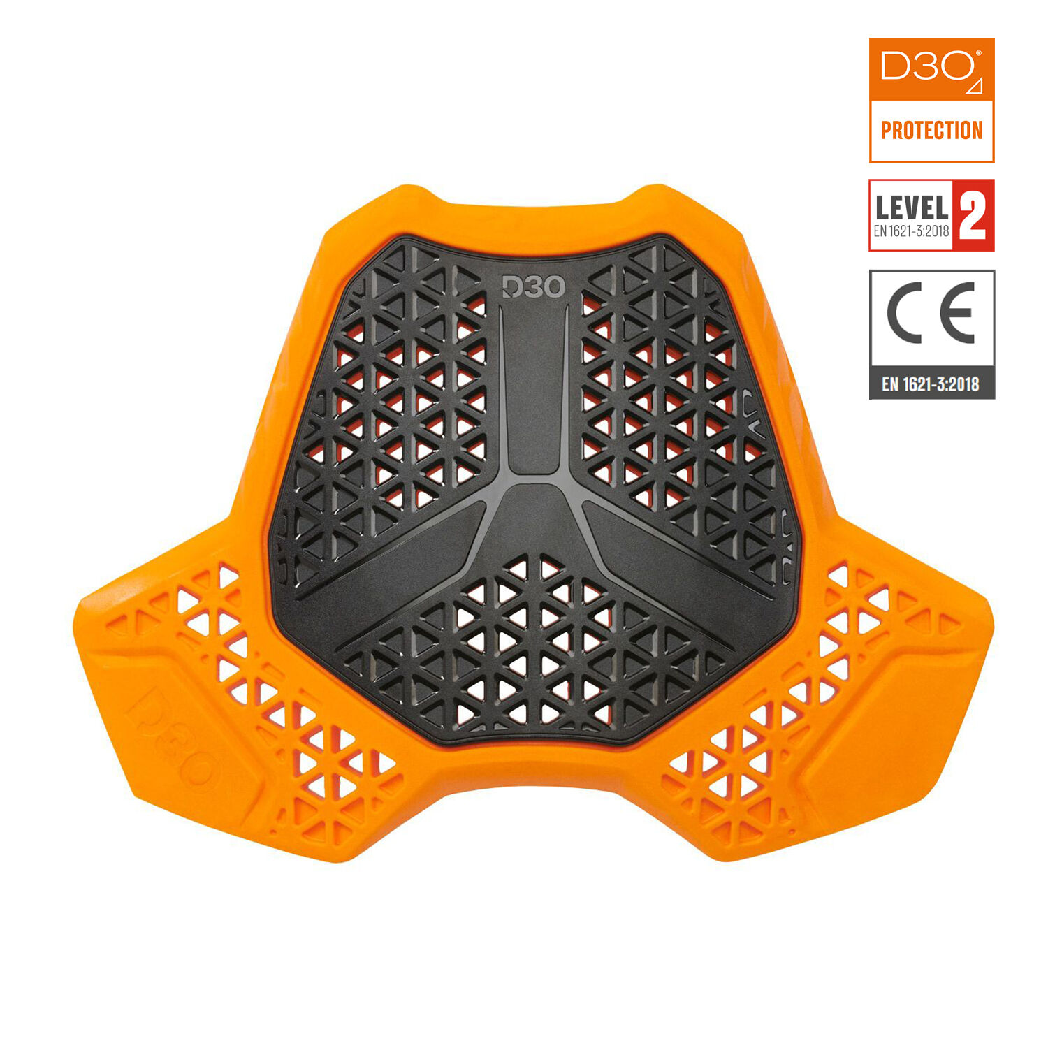 Held D3O CP2 Full Chest Protector Orange 92527