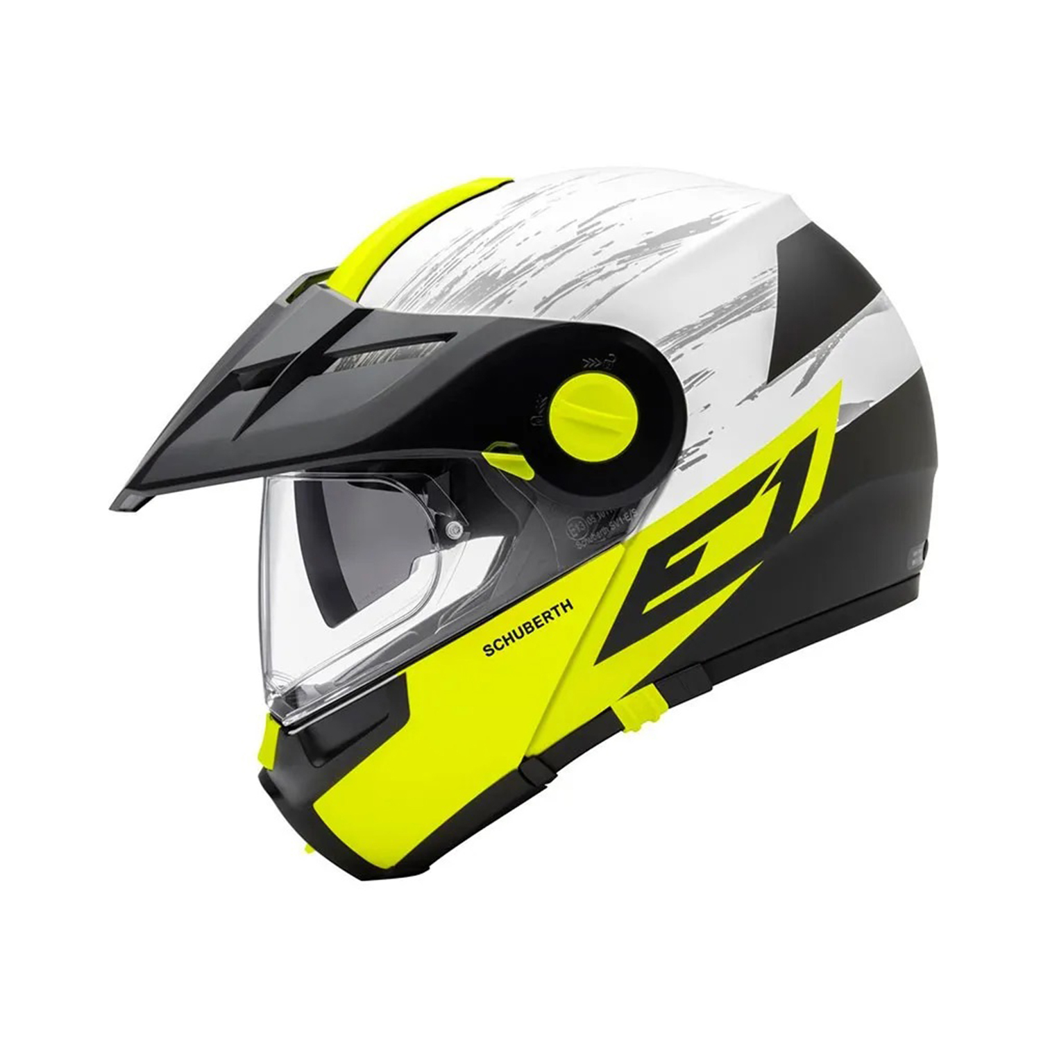 Schuberth E1 Helmet Crossfire Yellow - 63