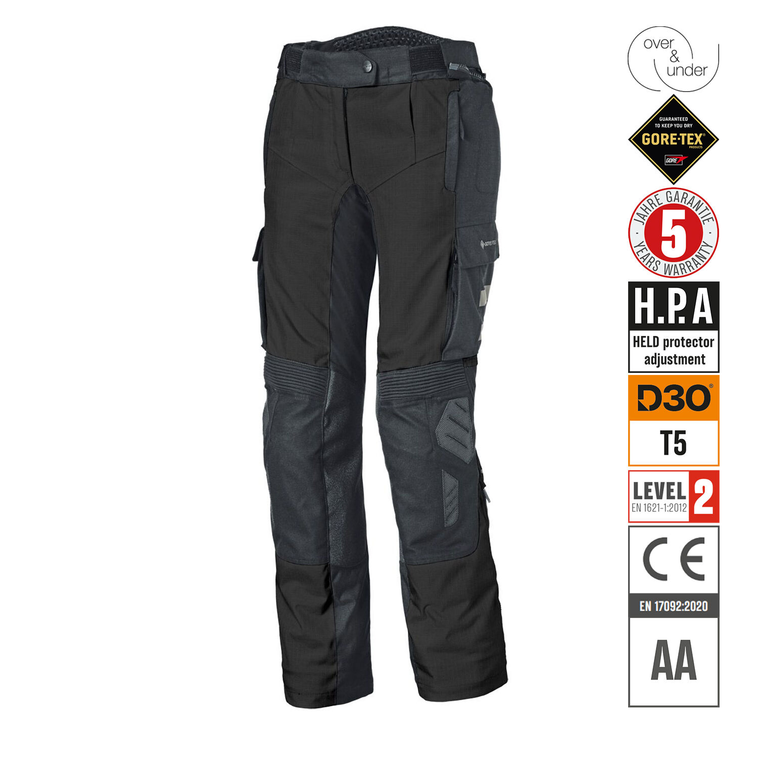 Held Carese 3 Pants Black - Available in Various Sizes