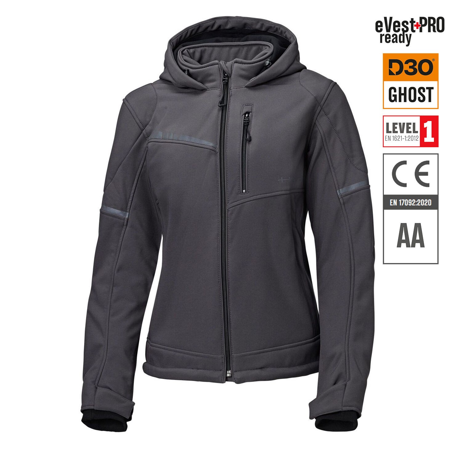 Held Curb Softshell Jacket Womens Anthracite - Available in Various Sizes