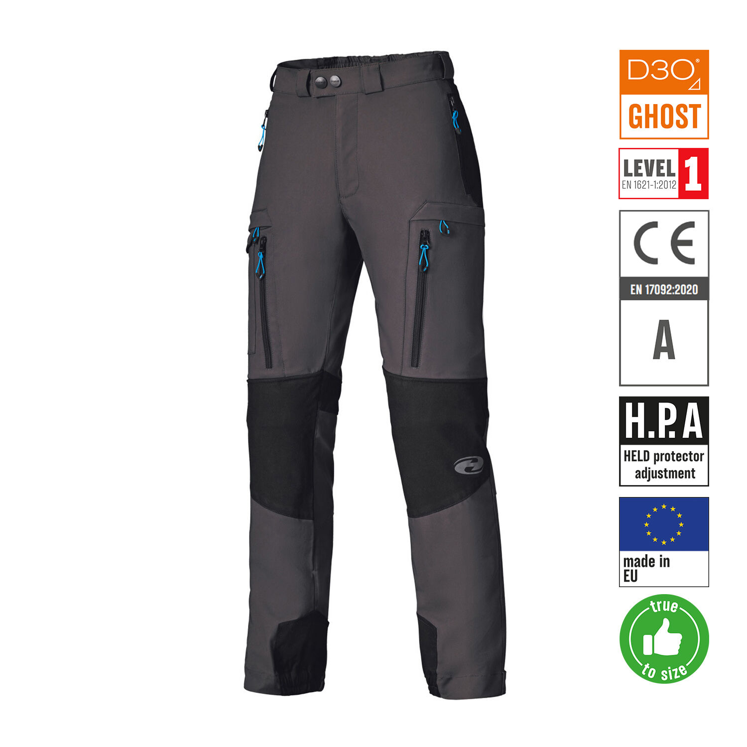 Held Dragger Pants Anthracite - Available in Various Sizes