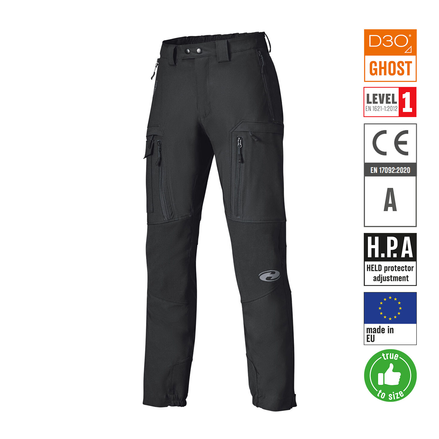 Held Dragger Pants Black - Available in Various Sizes