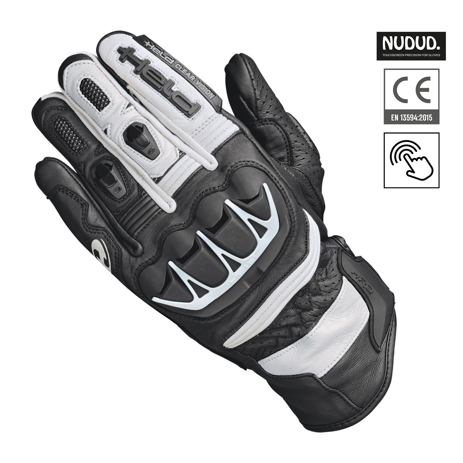 Held Misawa Gloves Black-White - Available in Various Sizes
