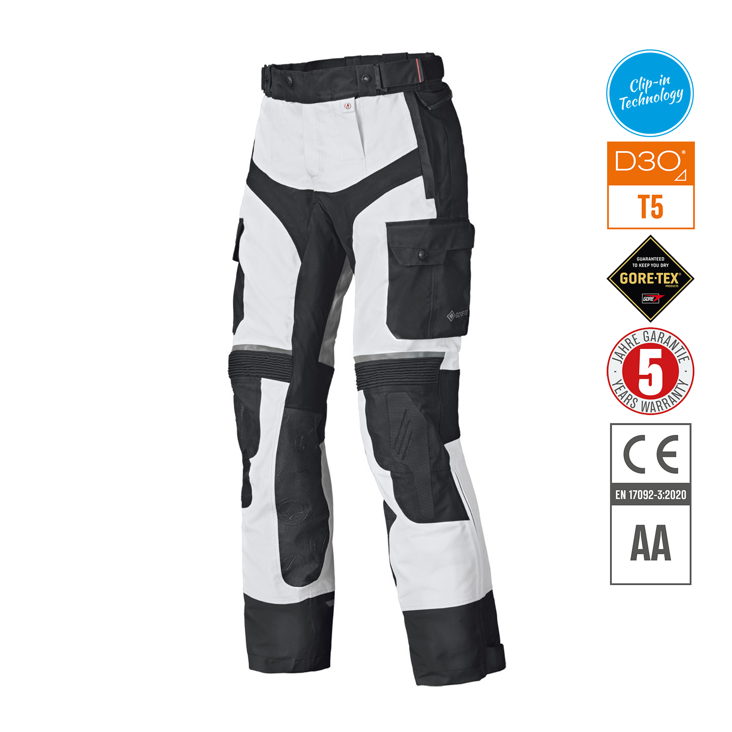Held Omberg Gore-Tex Pants Grey-Black - Available in Various Sizes