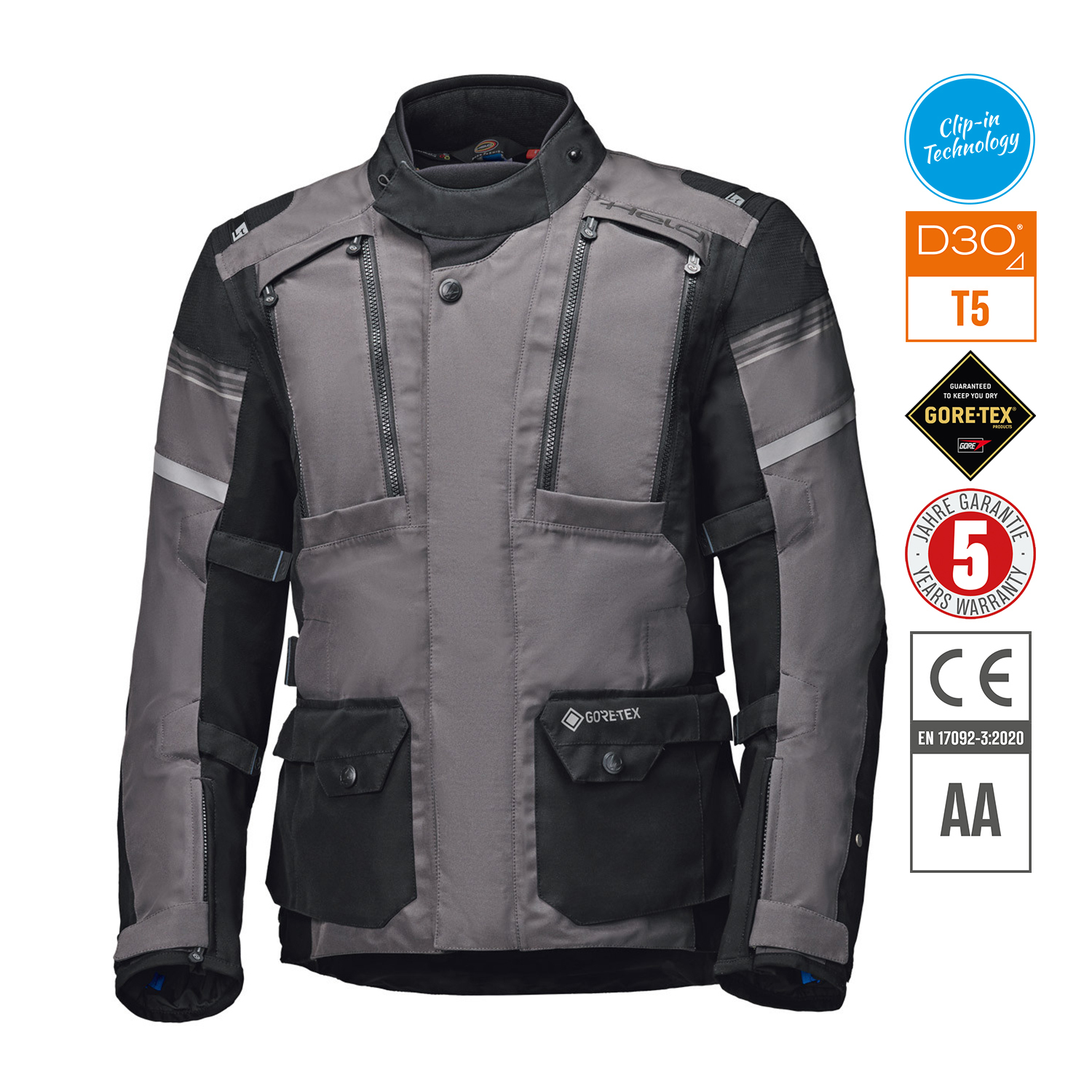 Held Omberg Gore-Tex Jacket Anthracite - Available in Various Sizes