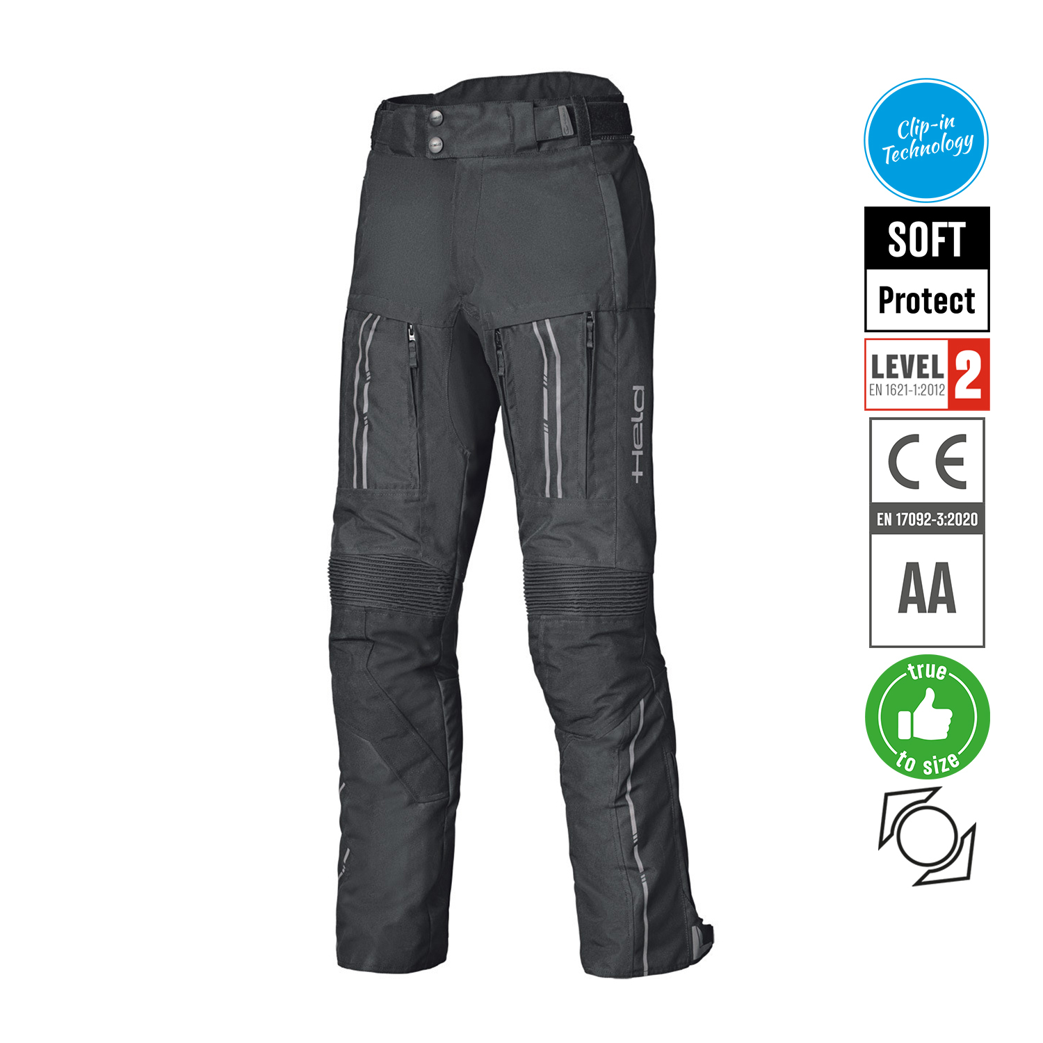 Held Pentland Pants Black - Available in Various Sizes