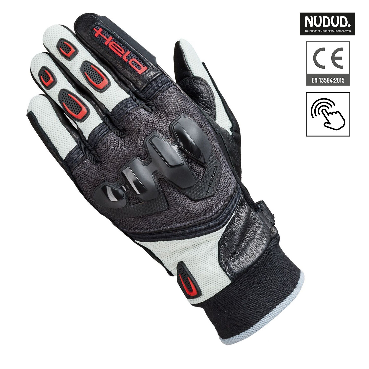 Held Sambia KTC 2 Gloves Grey-Black - Available in Various Sizes