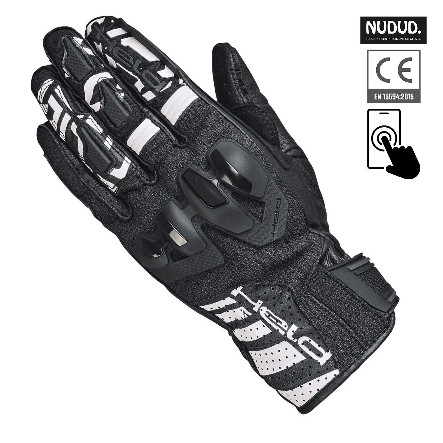 Held Sepang Gloves Womens Black-White - Available in Various Sizes