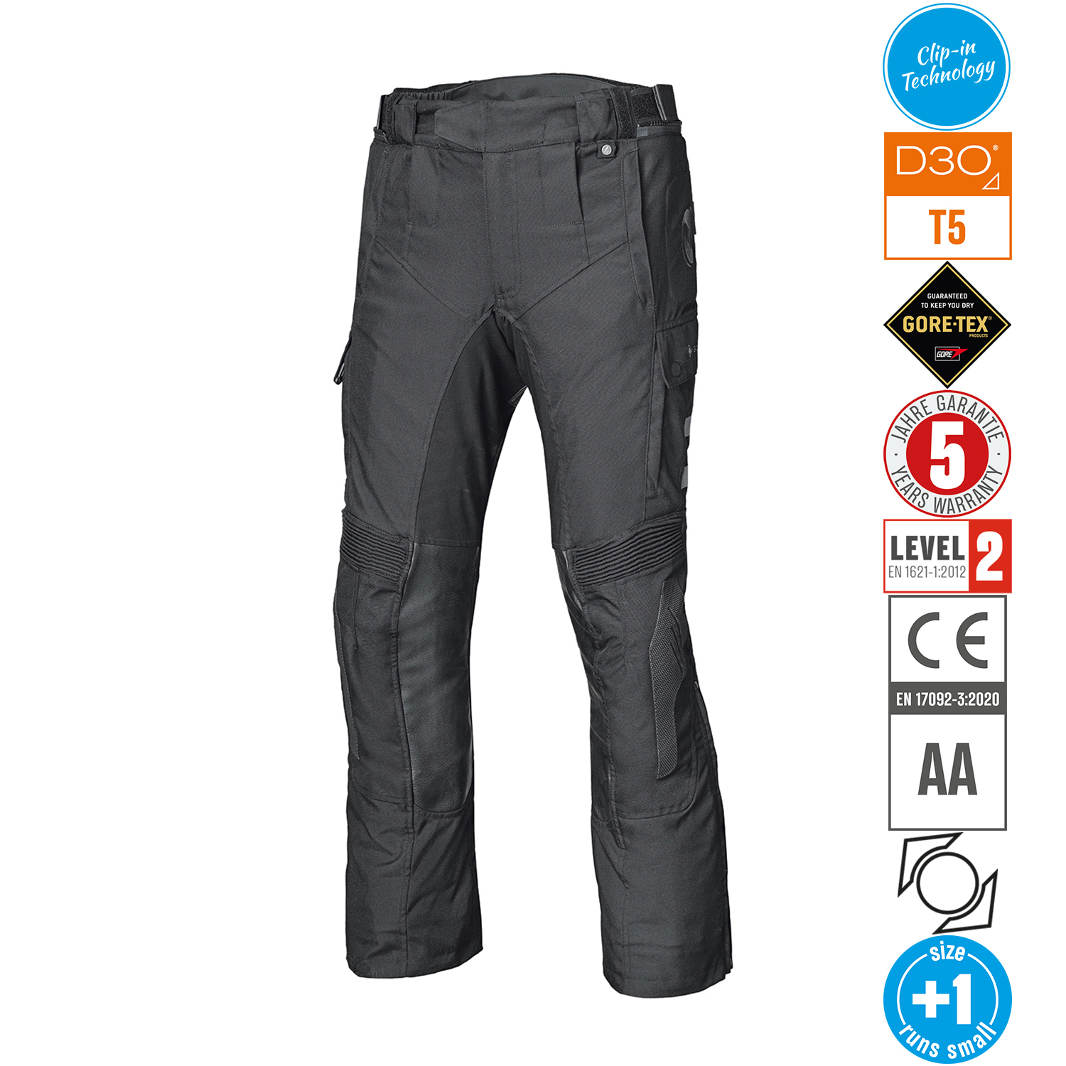 Held Torno Evo Pants Black - Available in Various Sizes