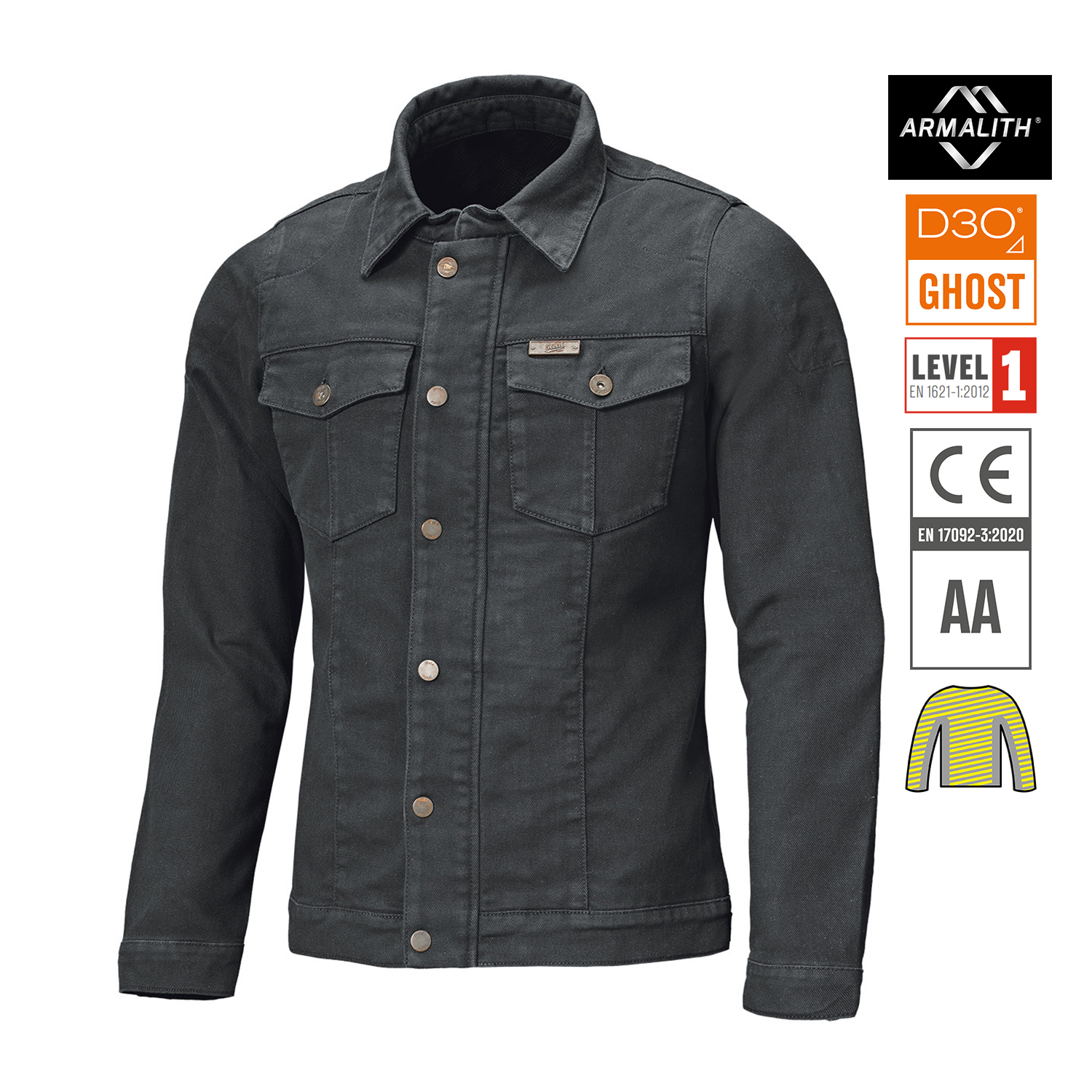 Held Woodland Armalith Jacket Black - Available in Various Sizes