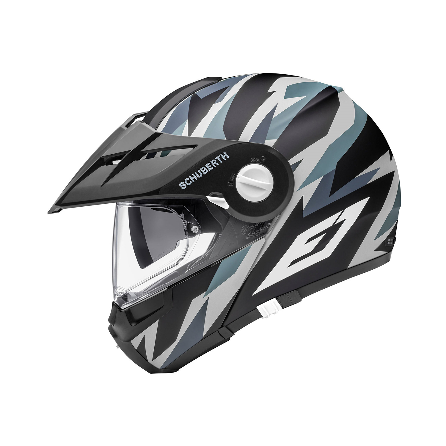 Schuberth E1 Adventure Helmet Rival Grey - Available in Various Sizes