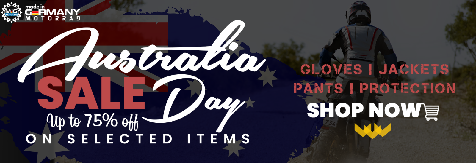 EOFY sale 50% off banner